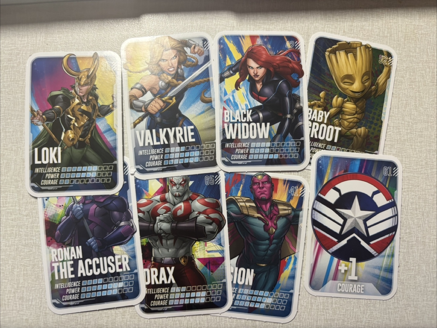 Marvel Character Cards