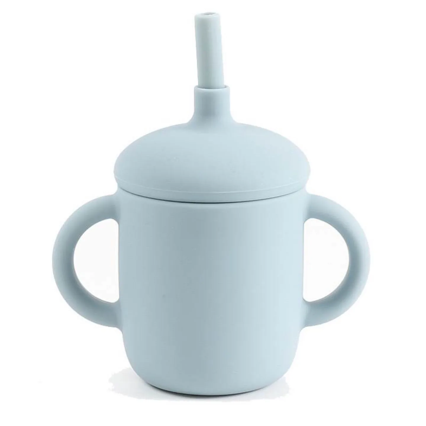 3 Pcs Silicone Sippy Cup with Straw