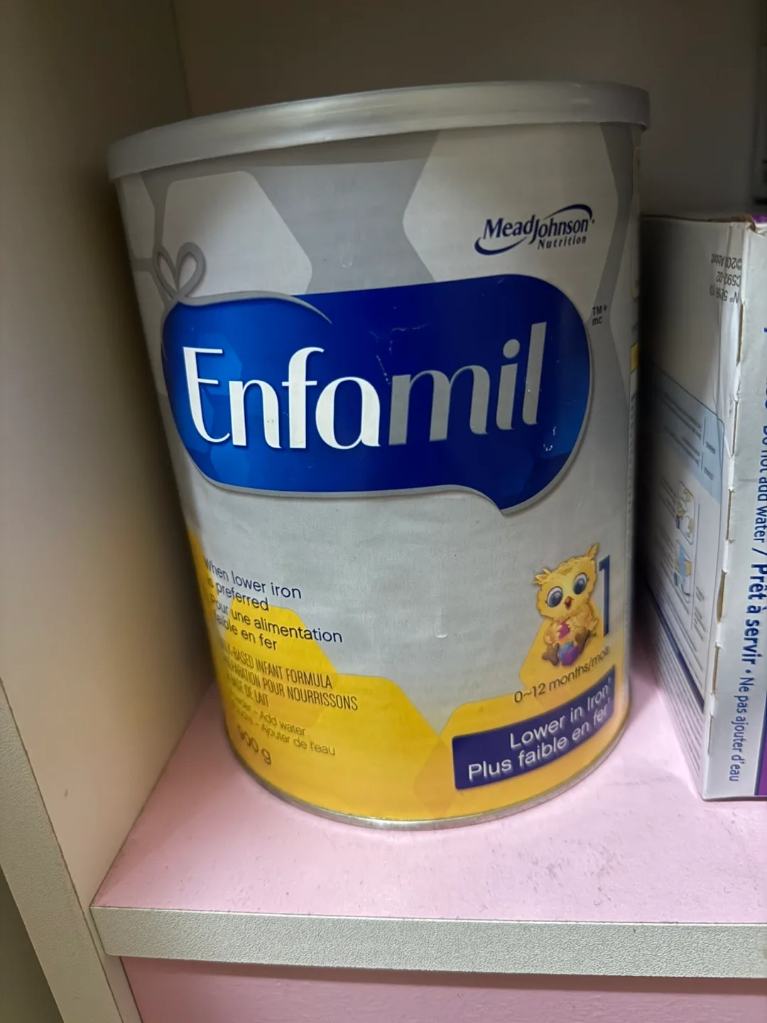 Enfamil Lower in Iron Infant Formula (0-12 months) thumbnail