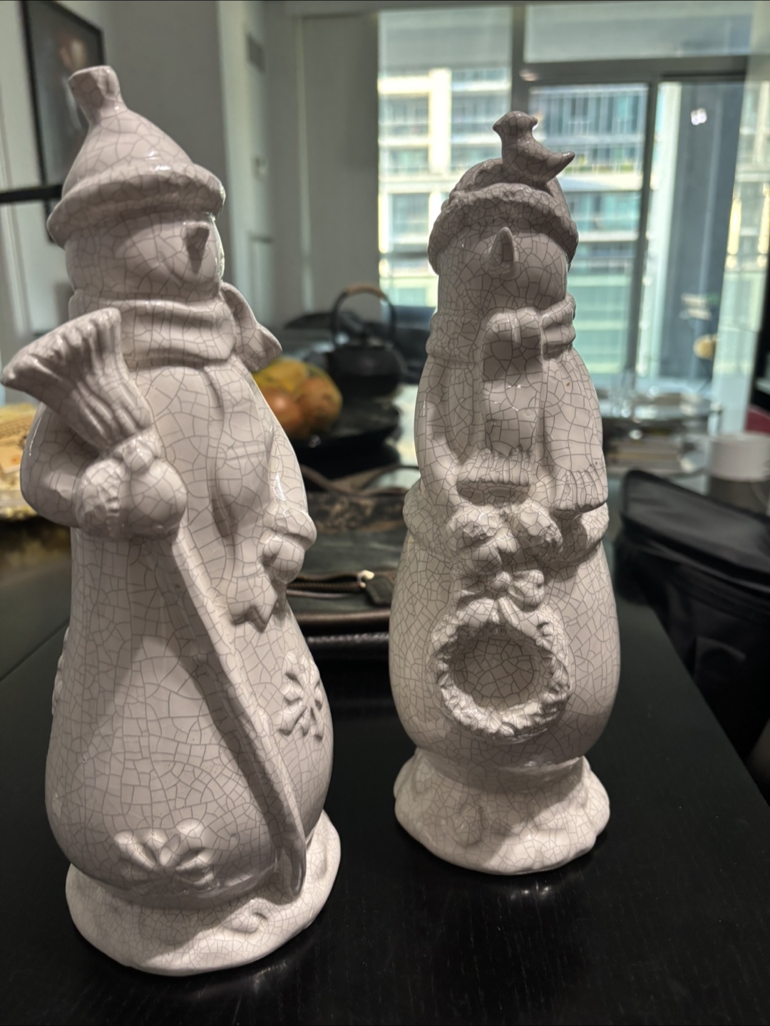 Snowman Figurines - Set of 2