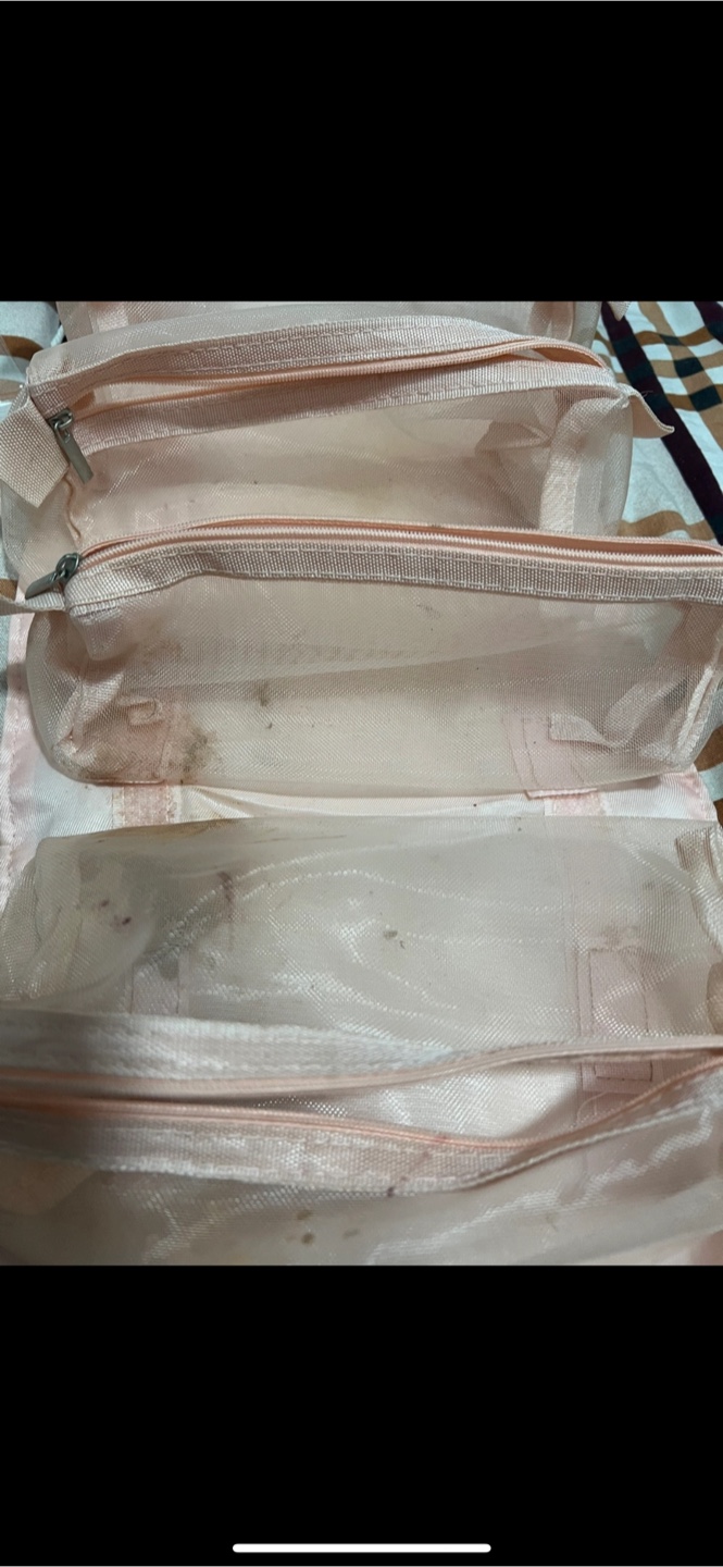 Leejoe Pink Hanging Travel Makeup Bag - photo 2