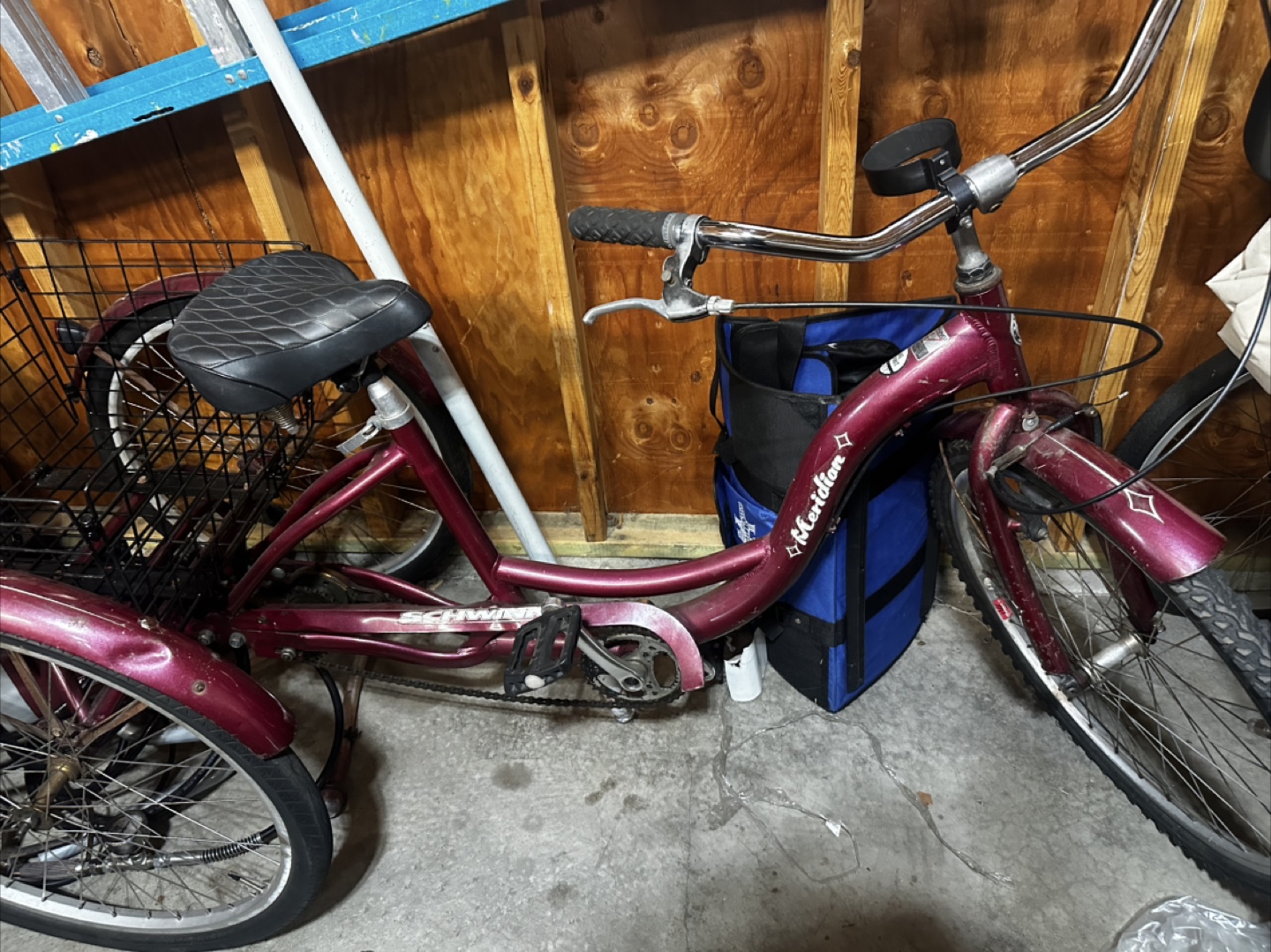 Schwinn Meridian Adult Tricycle - Burgundy