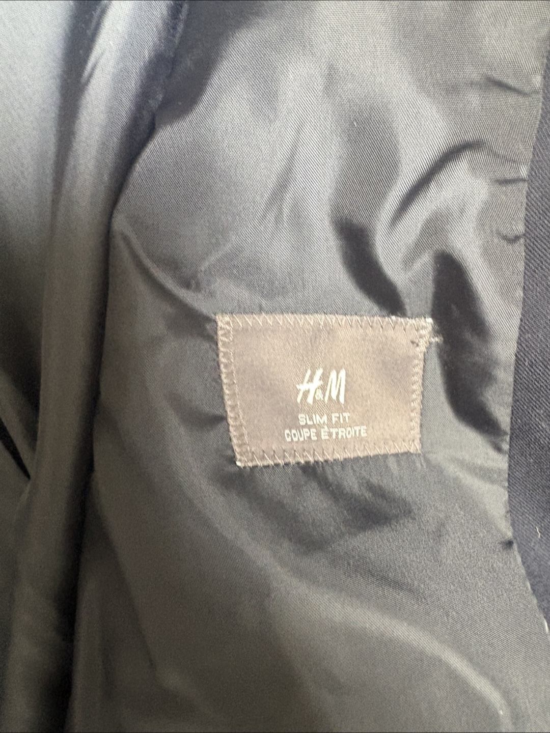 H&M Slim Fit Navy Blazer - photo 2