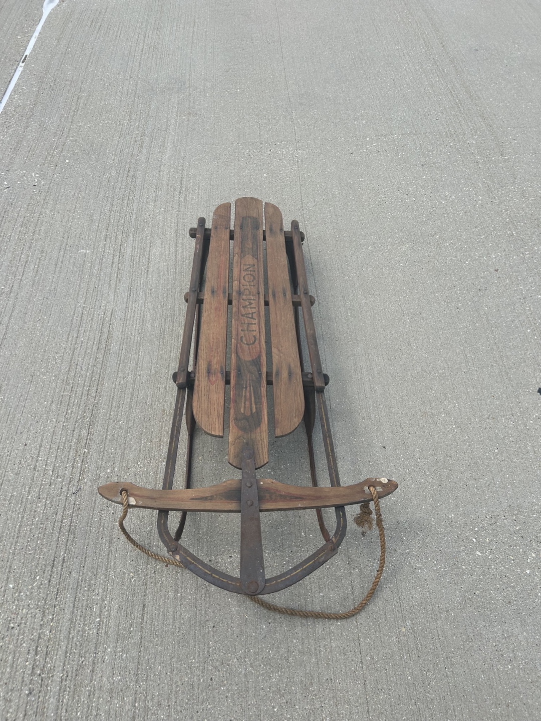 Vintage Champion Sled