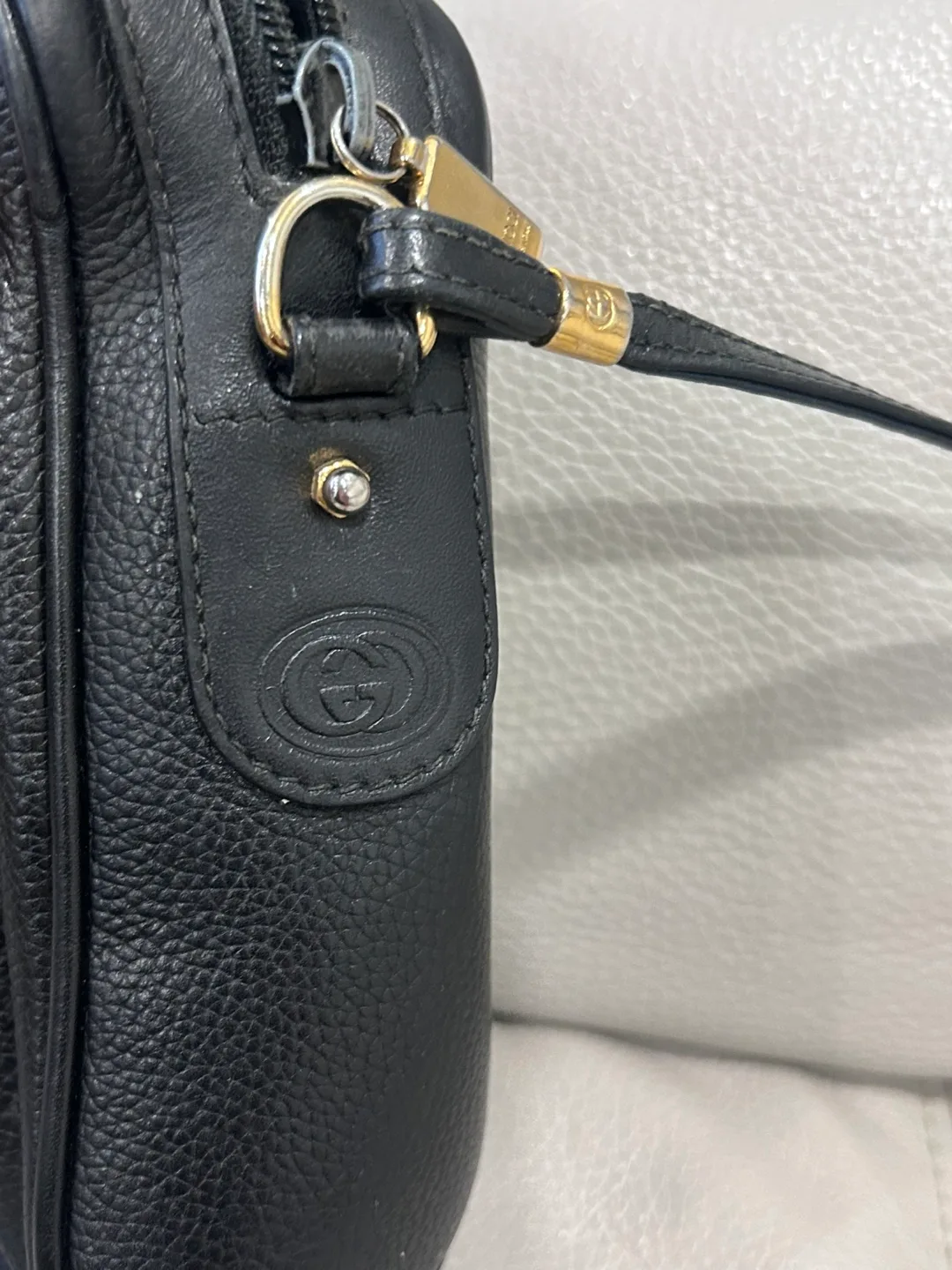 Gucci Black Leather Crossbody Bag image indicator(4)