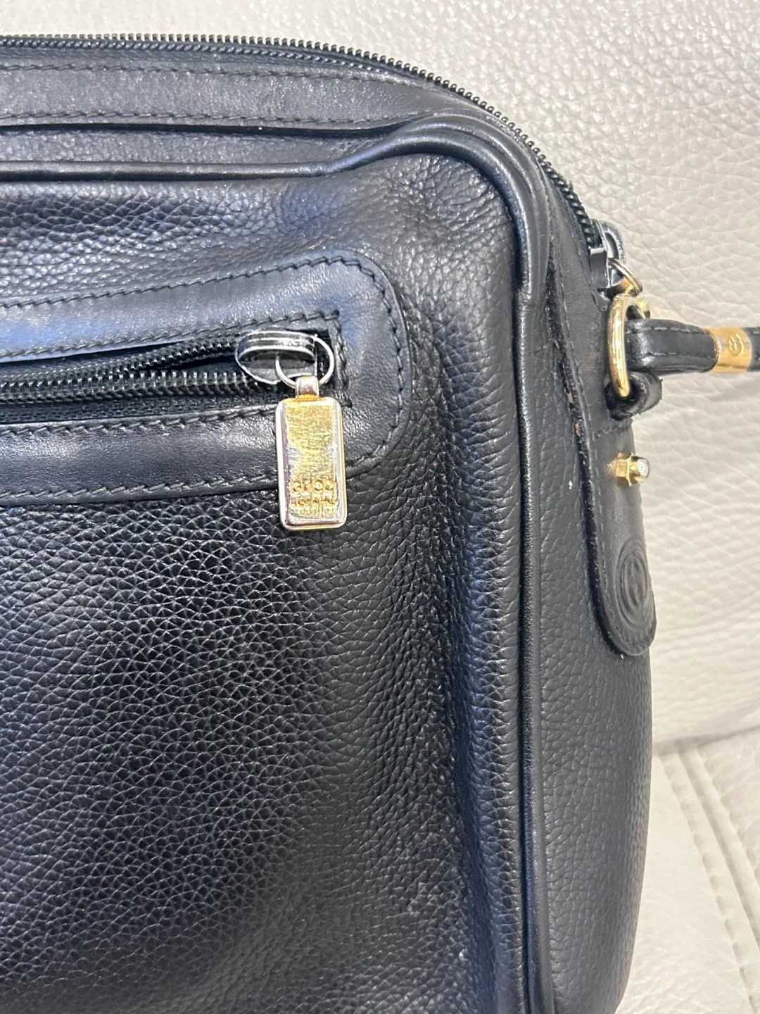 Gucci Black Leather Crossbody Bag image indicator(3)