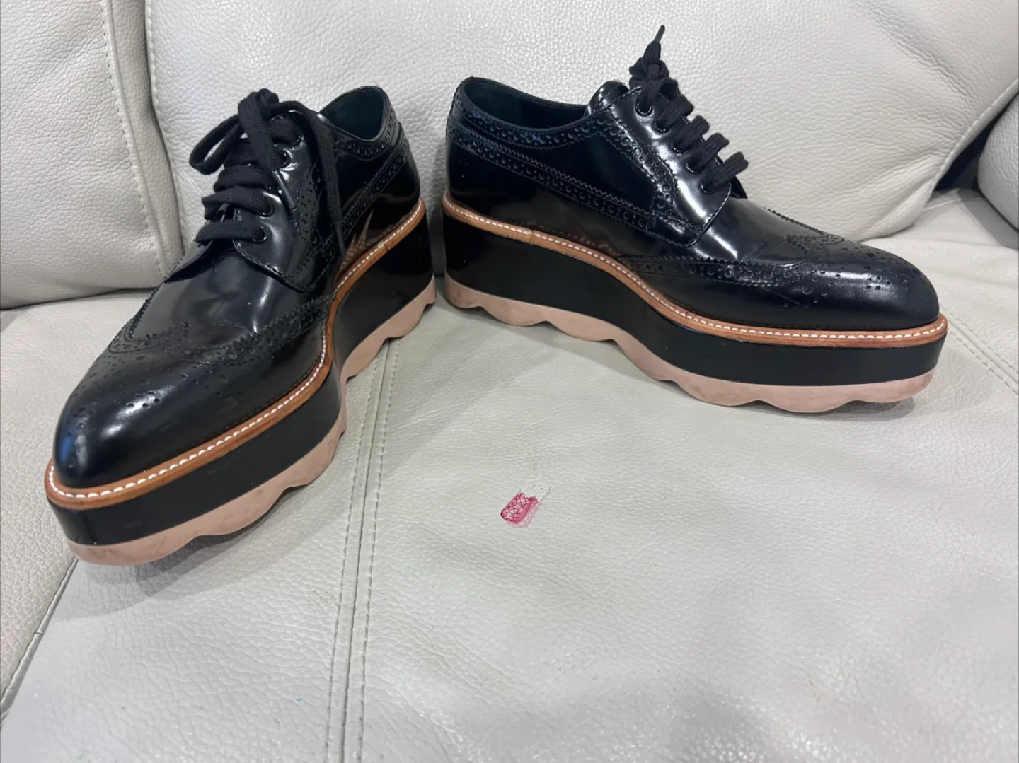 Prada Black Platform Oxfords image indicator(4)