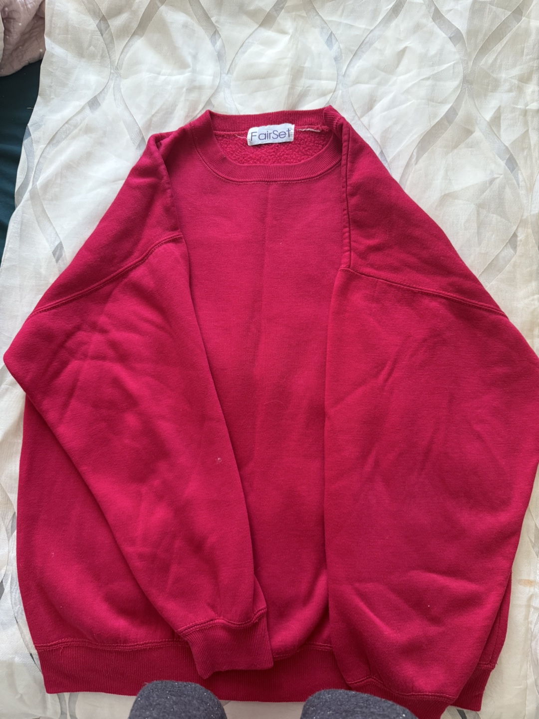 FairSet Red Crewneck Sweatshirt - photo 2