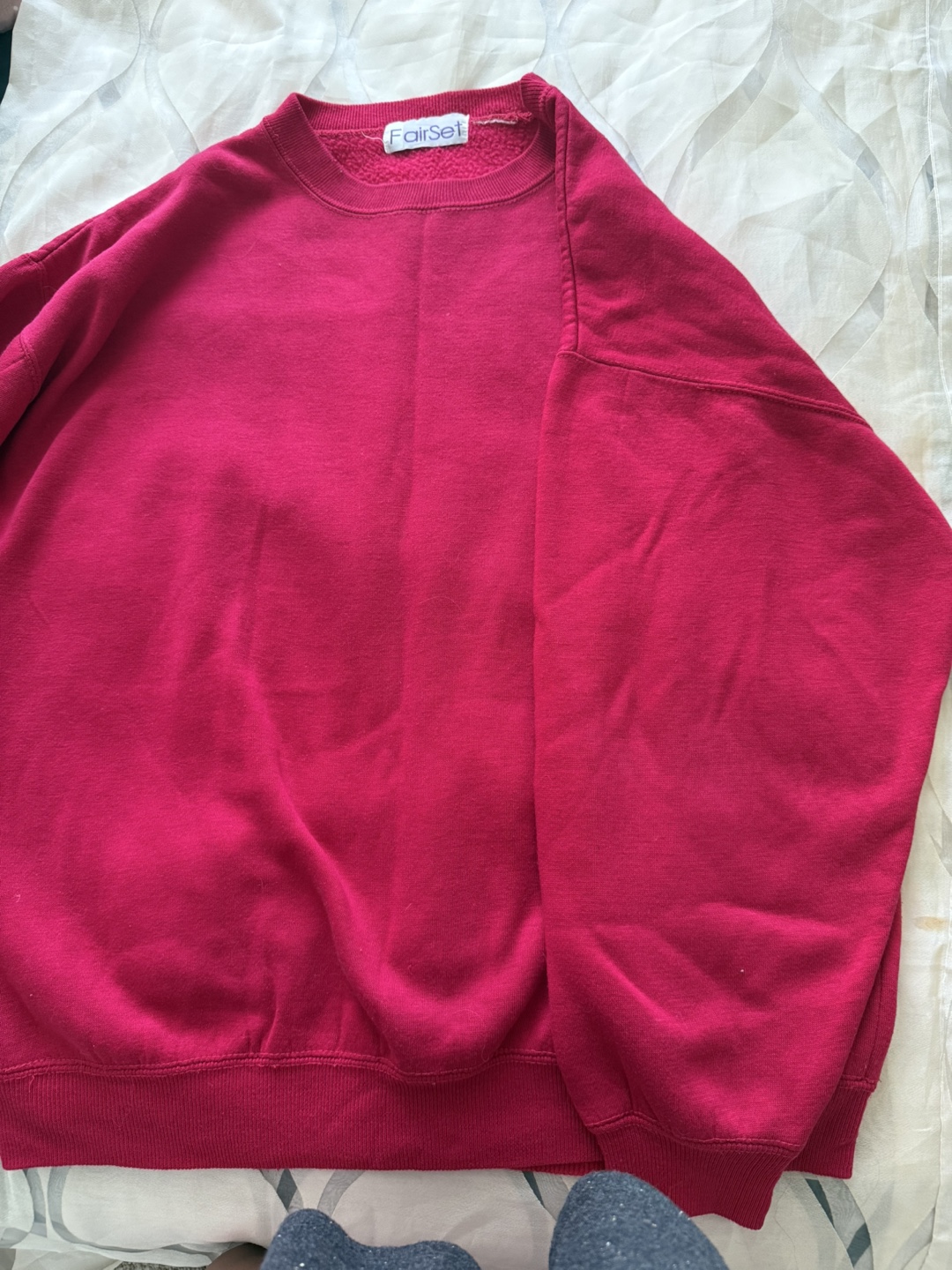 FairSet Red Crewneck Sweatshirt
