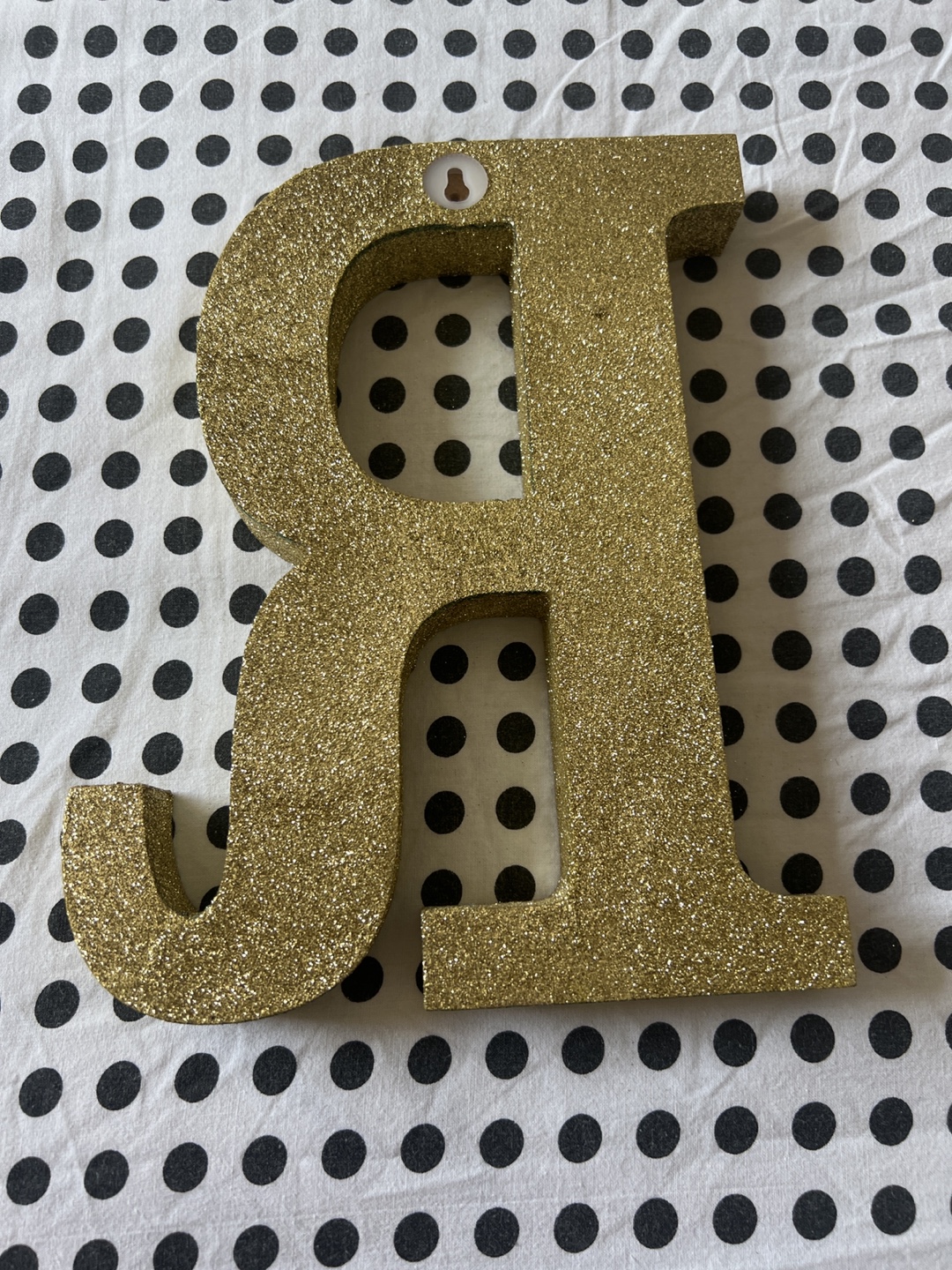 Gold Glitter Letter R - photo 2