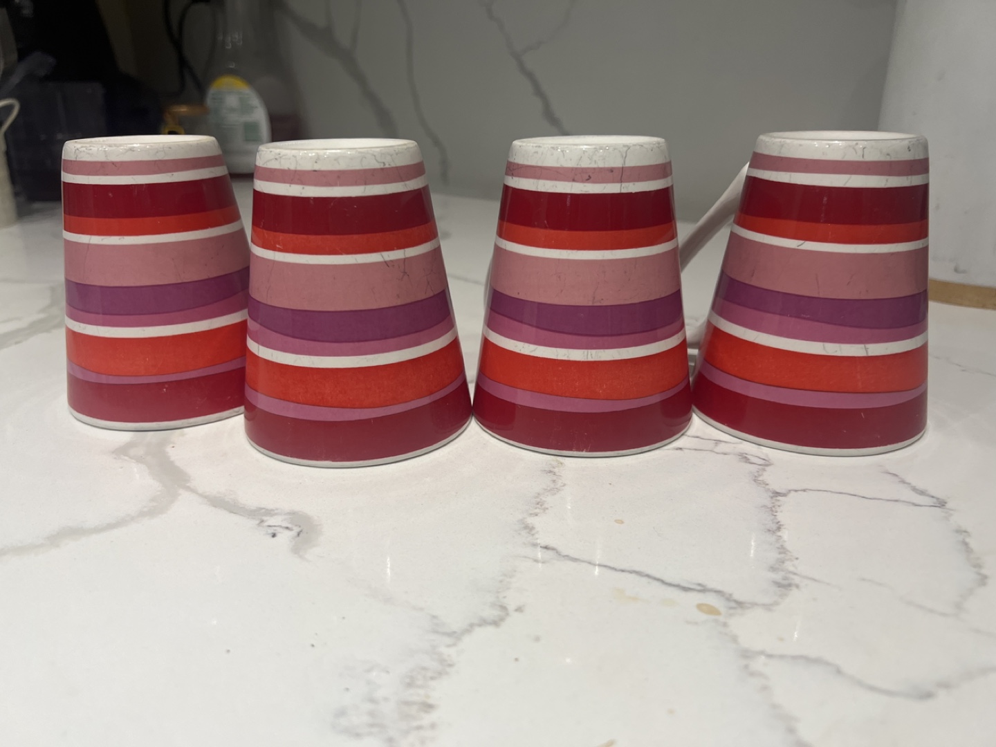 Set of 4 Striped Tumblers - photo 2