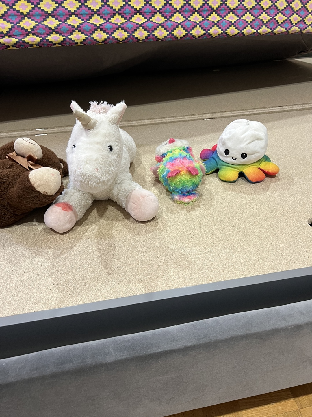 Assorted Plush Toys - Bear, Unicorn, Octopus, Hat - photo 5