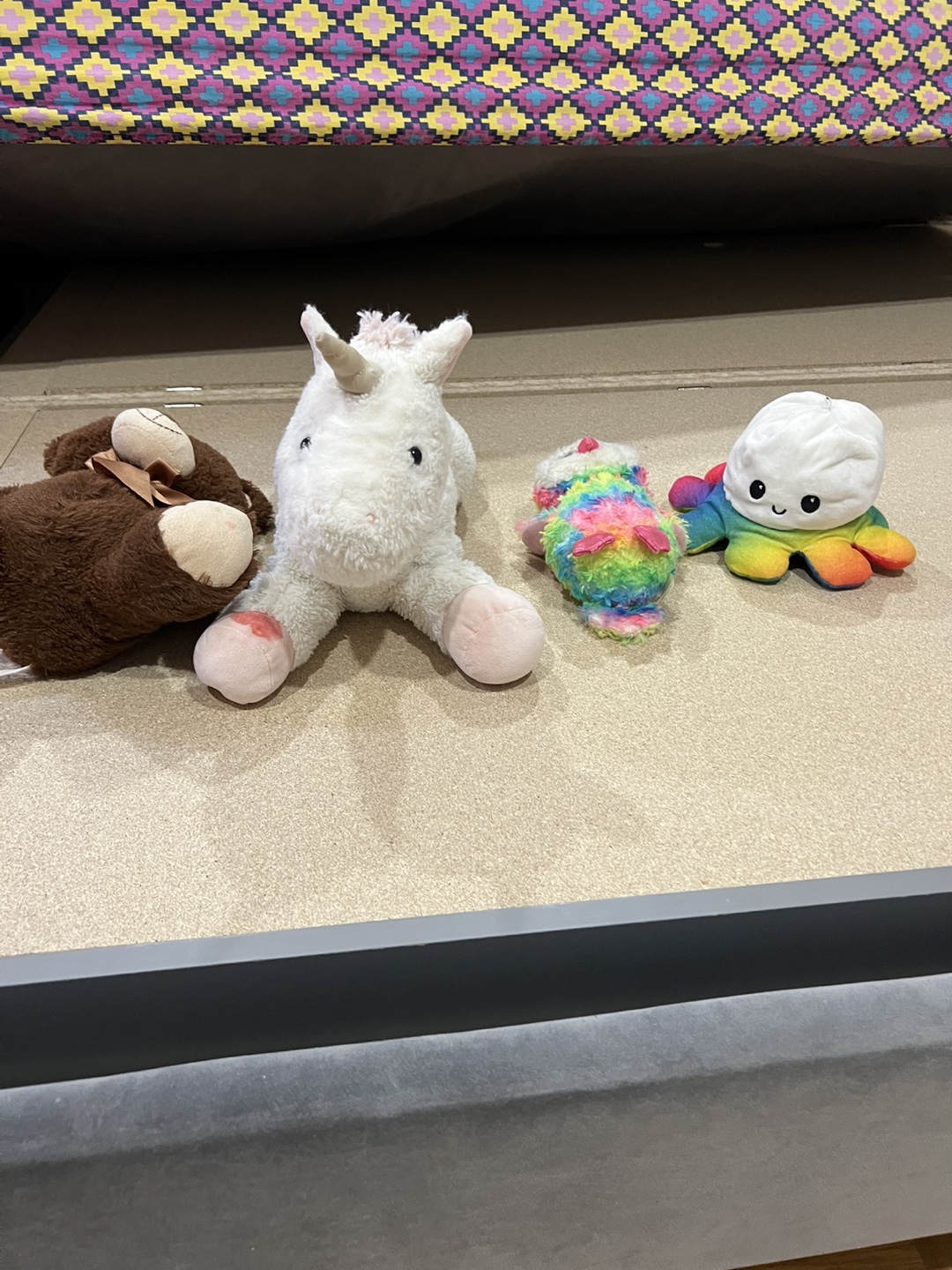 Assorted Plush Toys - Bear, Unicorn, Octopus, Hat - photo 2