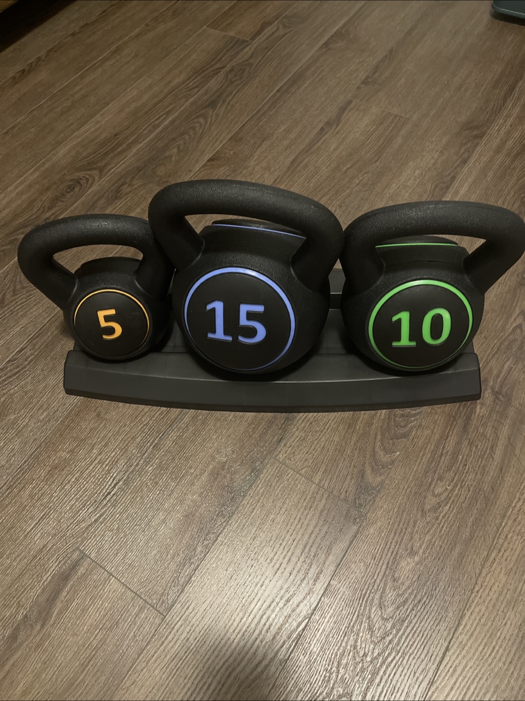 Kettlebell Set - 5, 10, 15 lbs