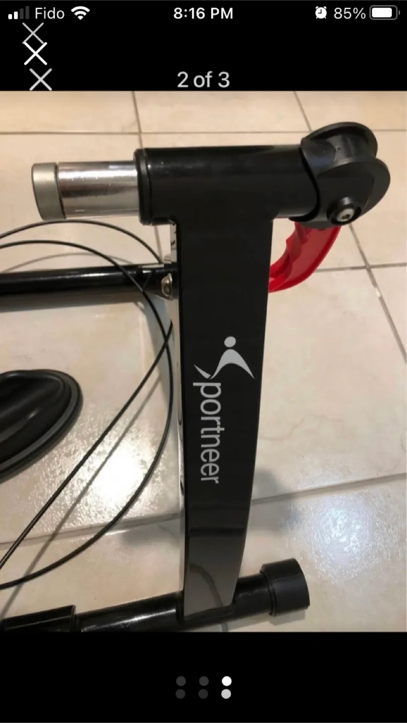 Portneer bike trainer stand indoor cycling exercise bike stand image indicator(3)