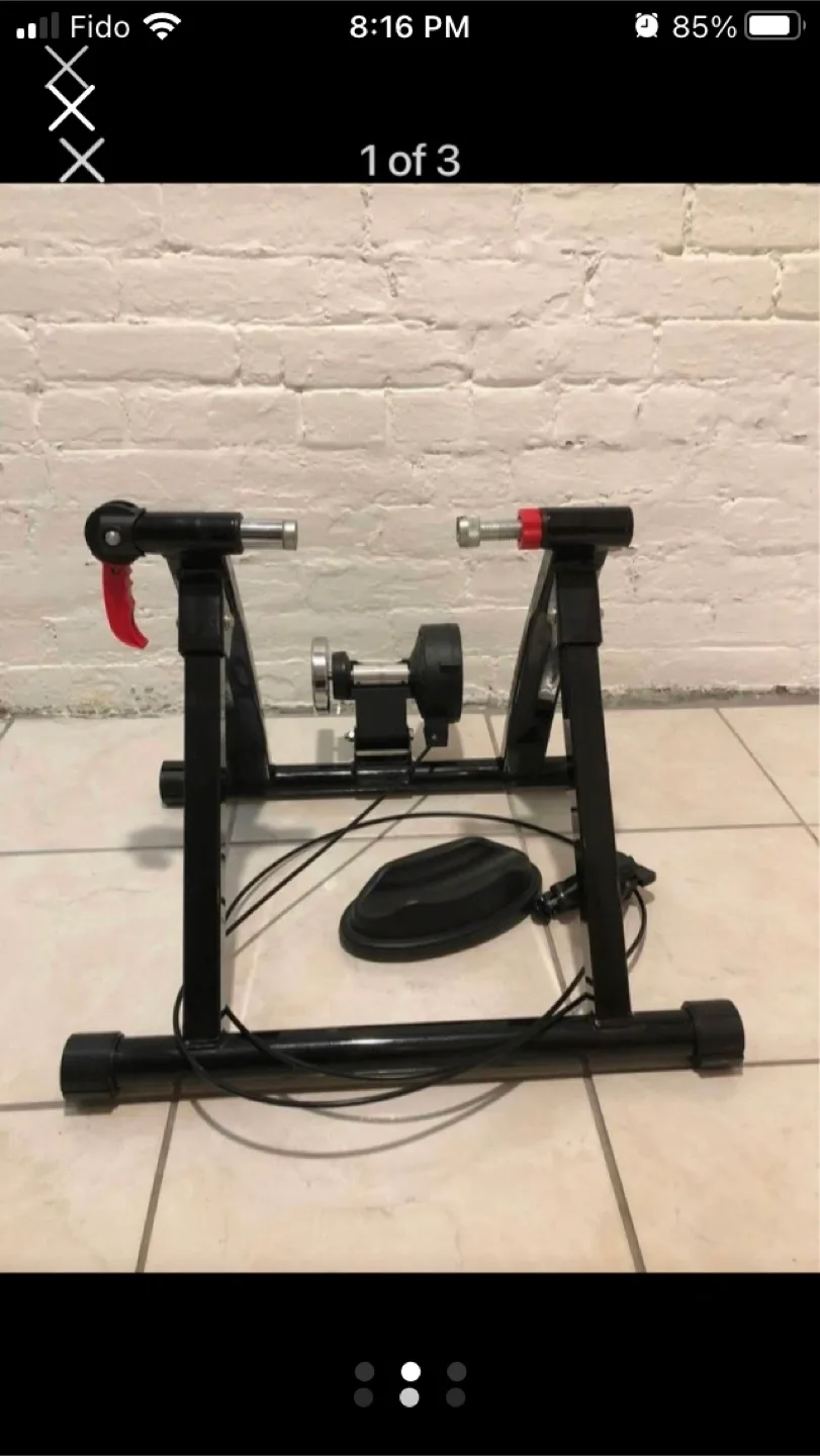 Portneer bike trainer stand indoor cycling exercise bike stand image indicator(2)