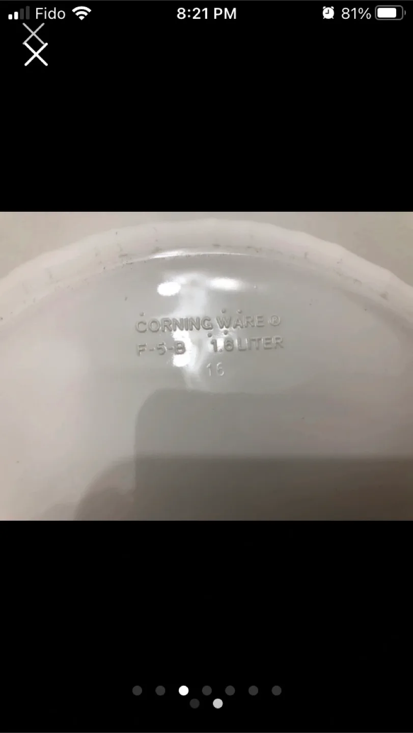 Corning Ware French White round casserole set@downtown image indicator(3)