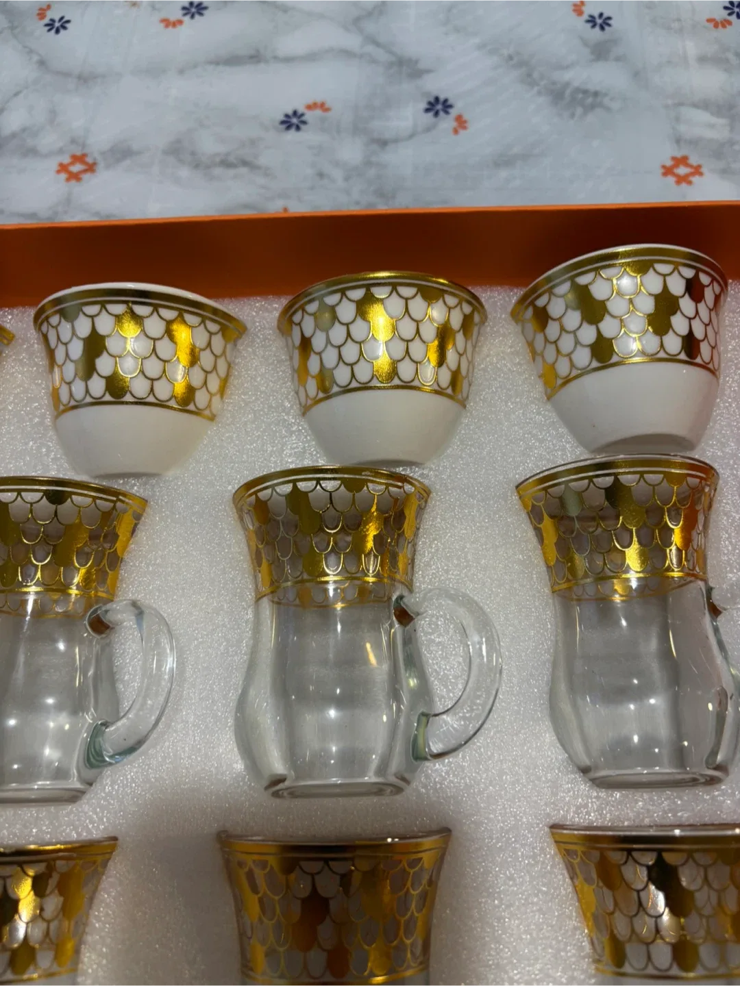 Luxury 18-Piece Ottoman Style Tea & Coffee Set – Brand New image indicator(4)