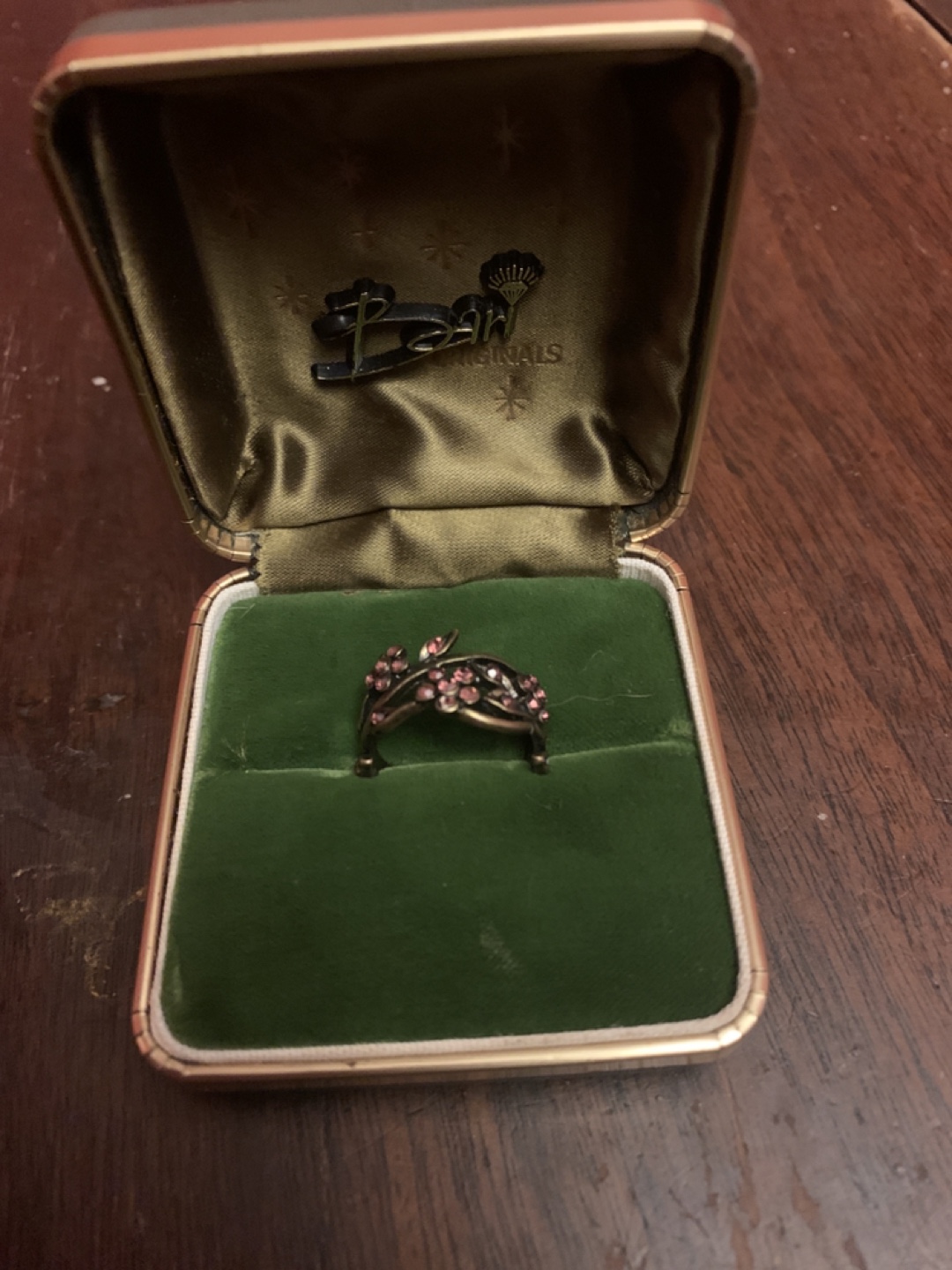 Vintage B.A.R.I. Originals Floral Ring