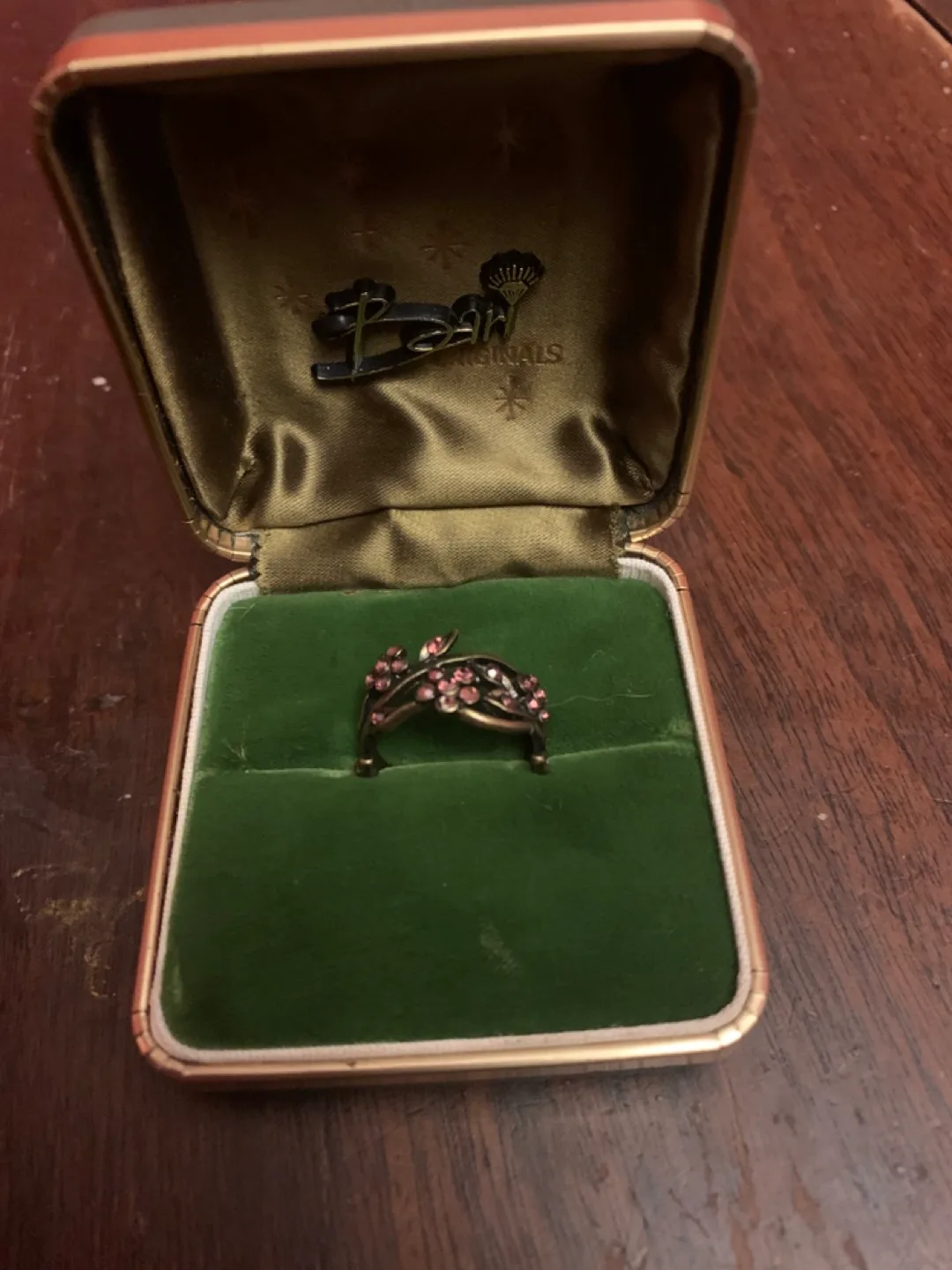 Vintage B.A.R.I. Originals Floral Ring