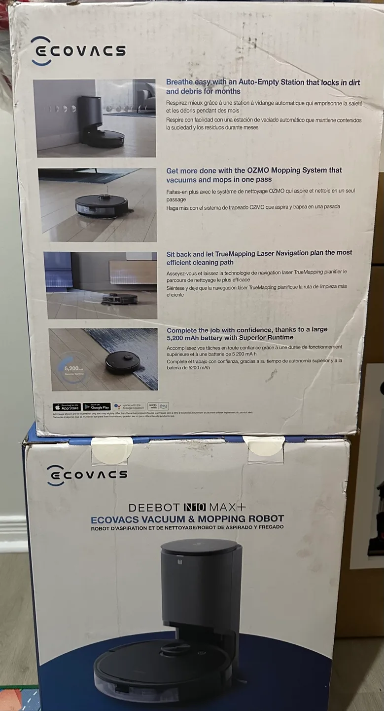 Ecovacs Deebot N10 Max+ Vacuum & Mopping Robot thumbnail