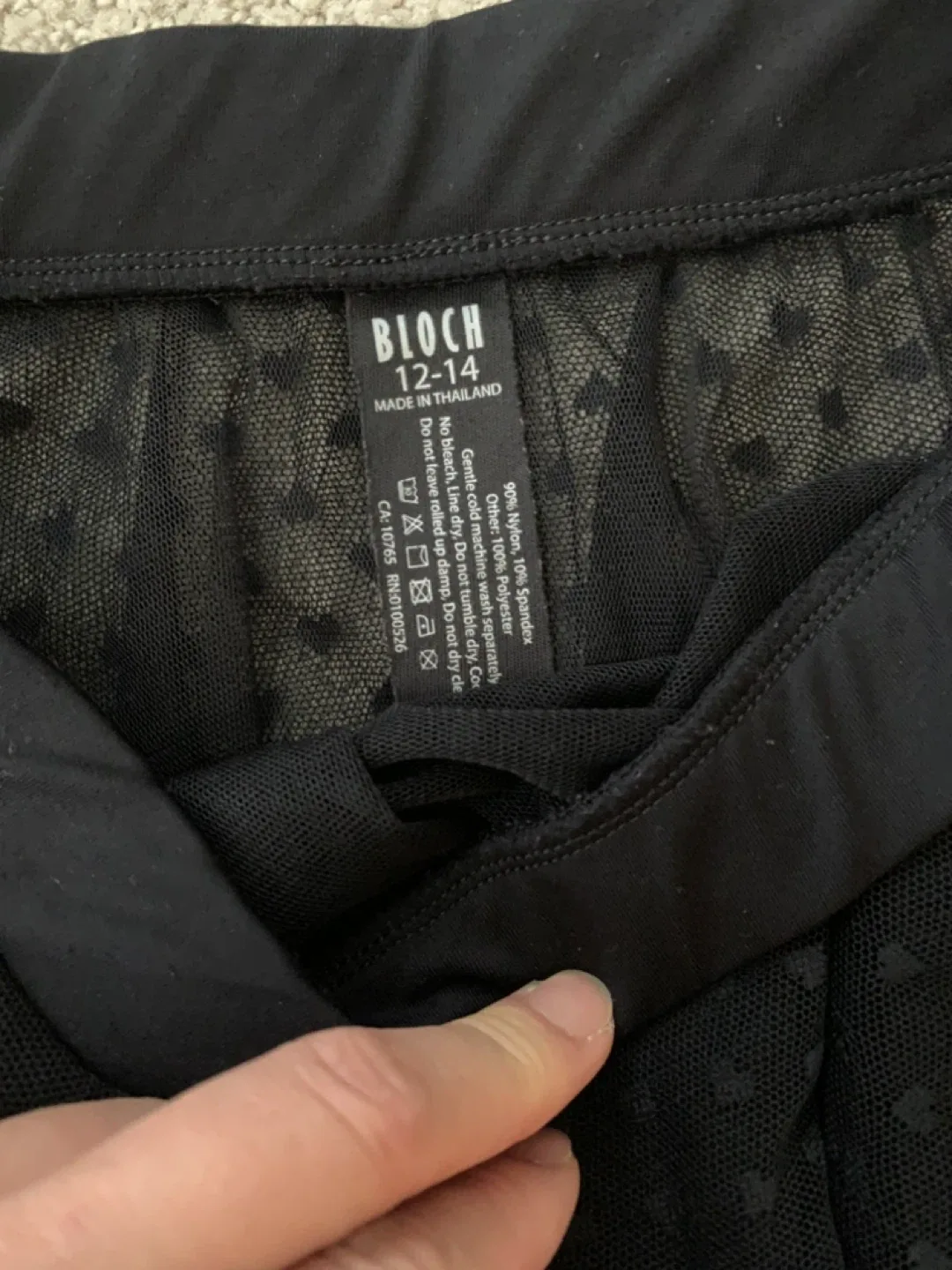 Bloch Black Skirt Size 12-14 image indicator(2)