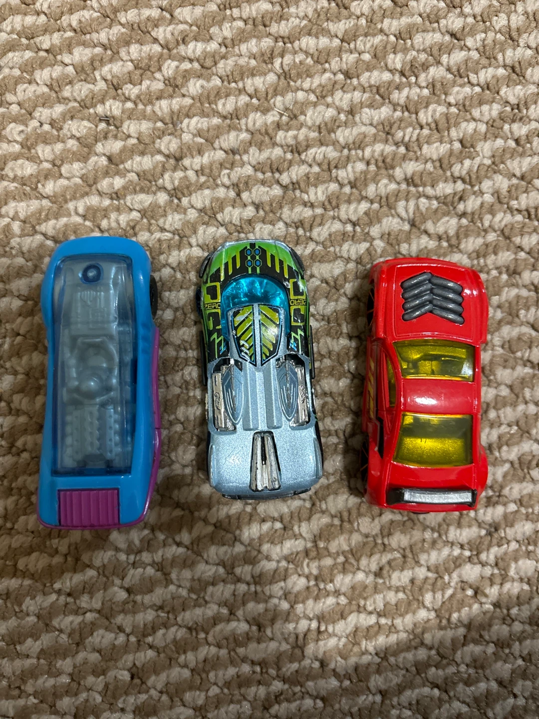 Hot Wheels Diecast Toy Cars - Set of 3