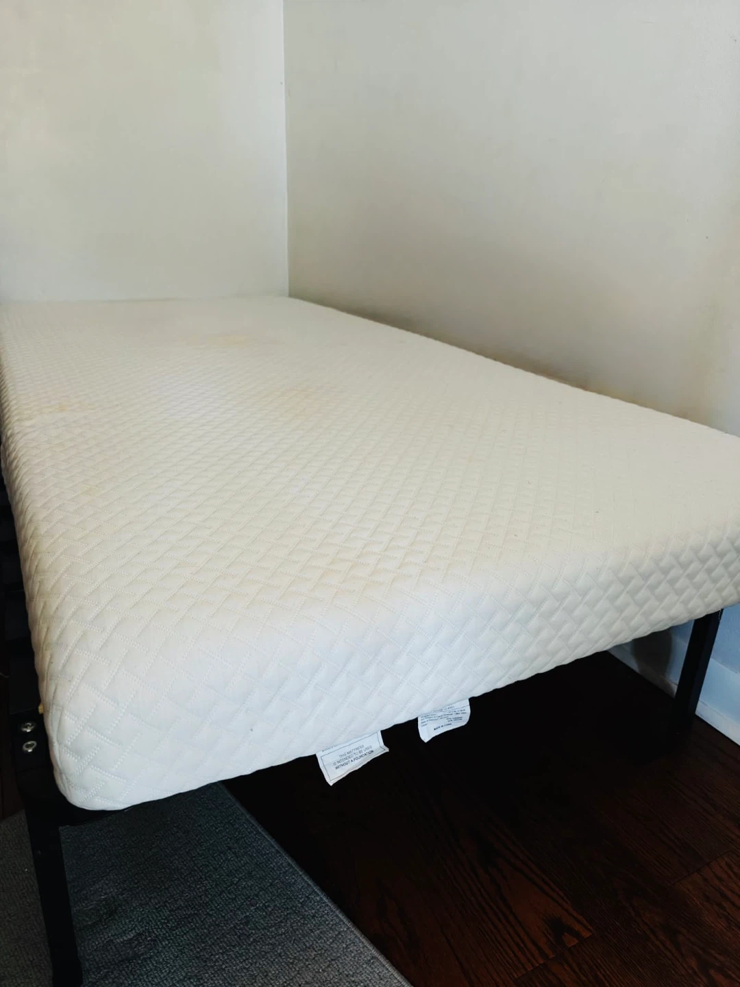 Twin XL Bed Frame with Mattress - photo 4