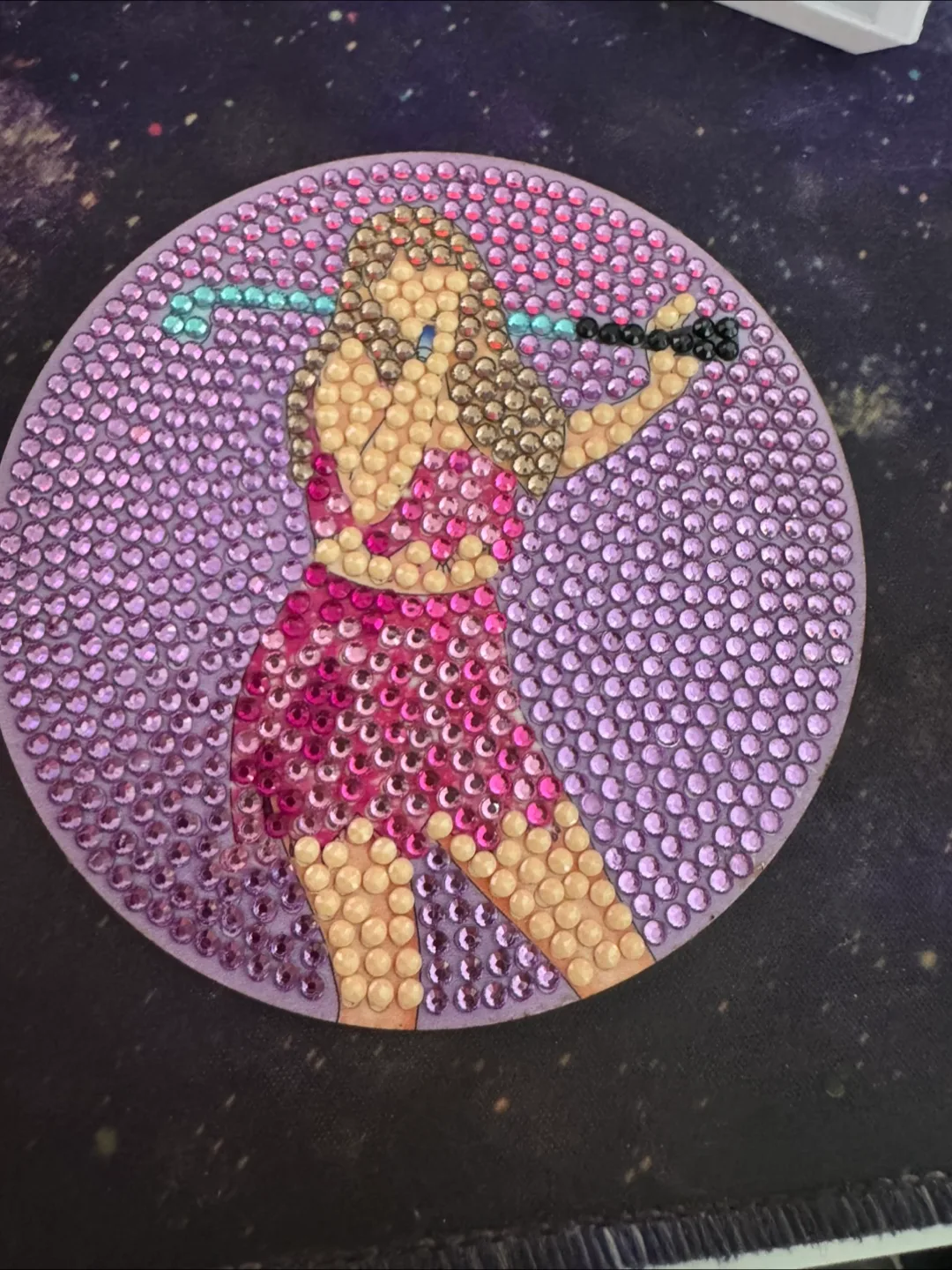 Handmade Bejeweled Coaster thumbnail