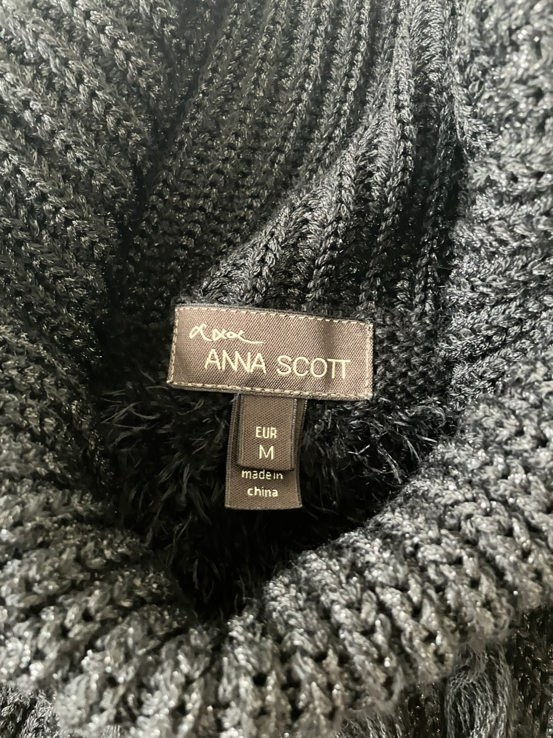 Anna Scott Black Sweater - Size M - photo 2