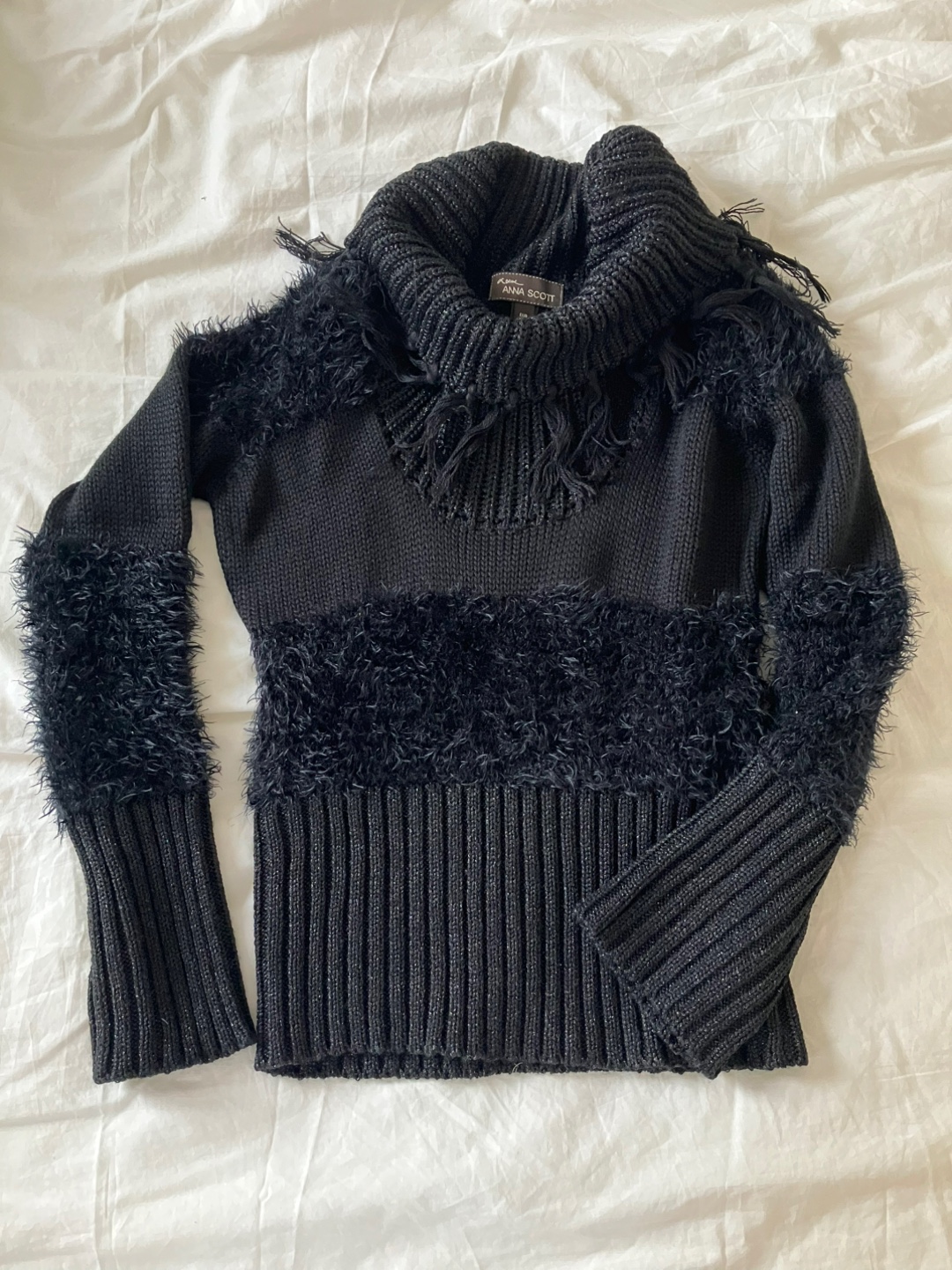 Anna Scott Black Sweater - Size M