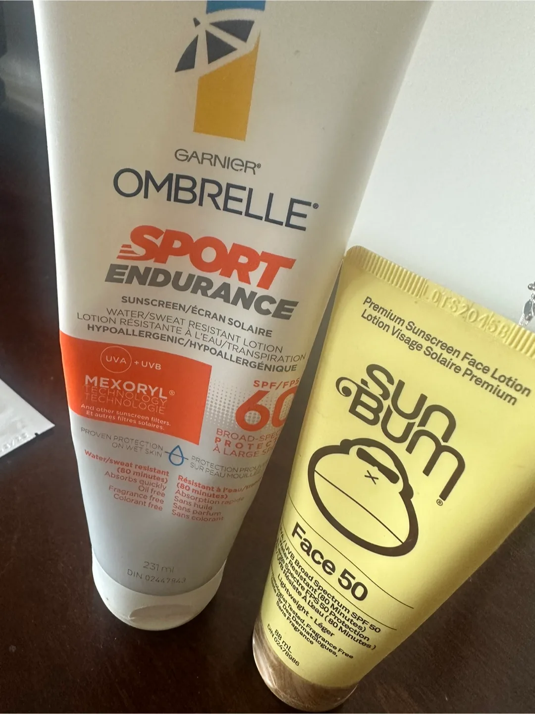 Garnier Ombrelle Sport Endurance Sunscreen & Sun Bum Face 50 thumbnail