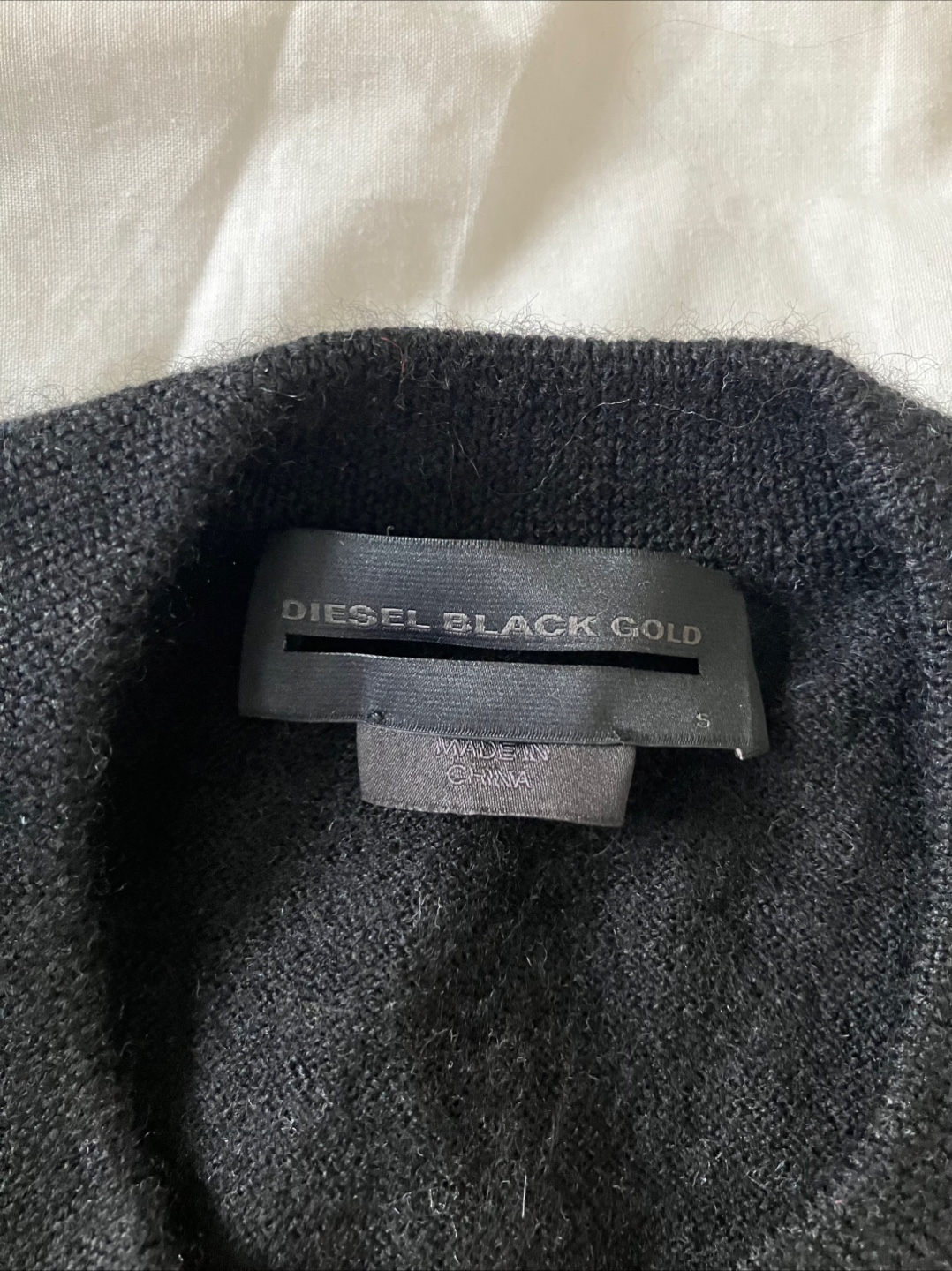 Diesel Black Gold Black Sweater - Size S - photo 4