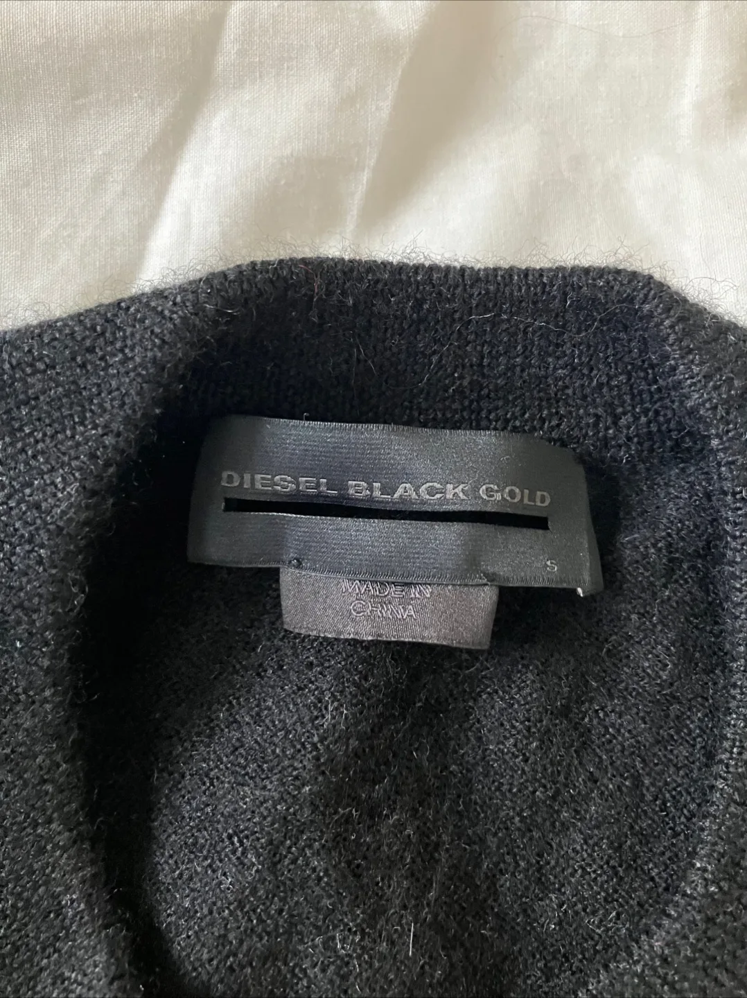 Diesel Black Gold Black Sweater - Size S image indicator(4)