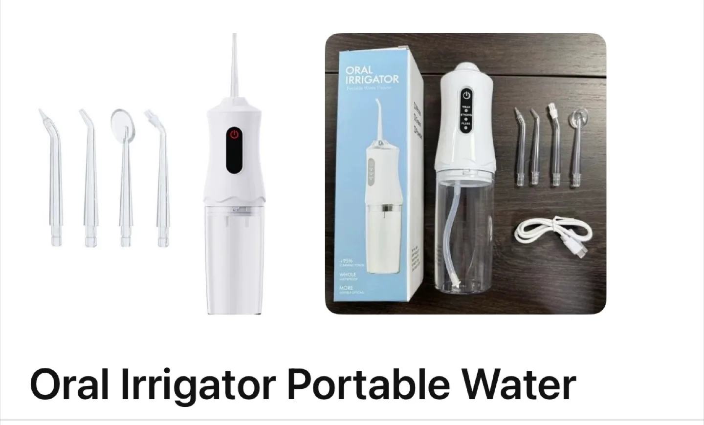 Oral irrigator portable water flosser thumbnail