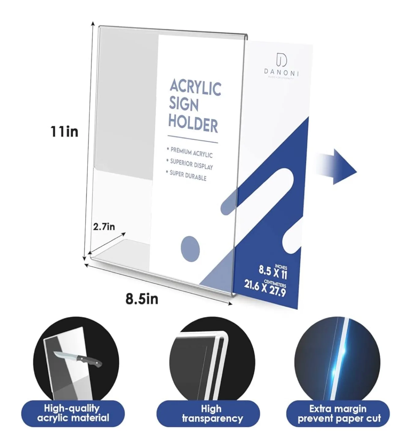 6 Acrylic Sign Holders image indicator(2)
