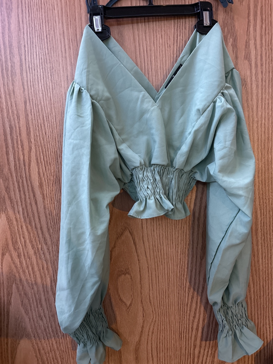 DeFacto Crop Top - Size 2 - Light Green