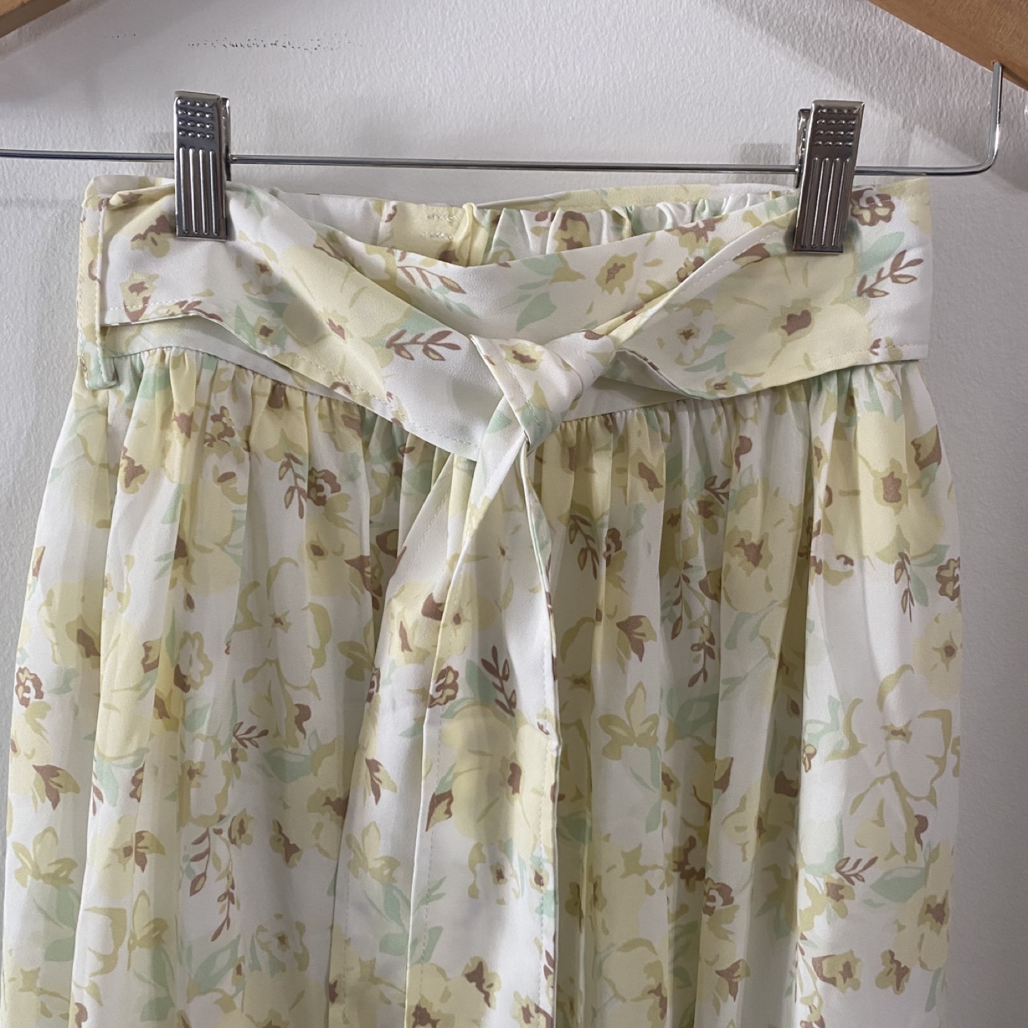 Floral Print High-Low Skirt - photo 2