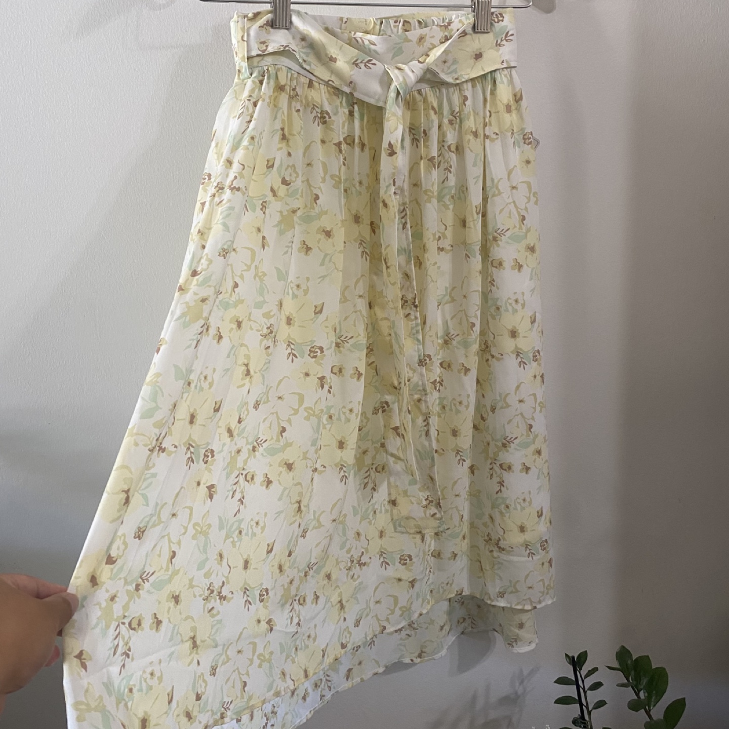 Floral Print High-Low Skirt - photo 5