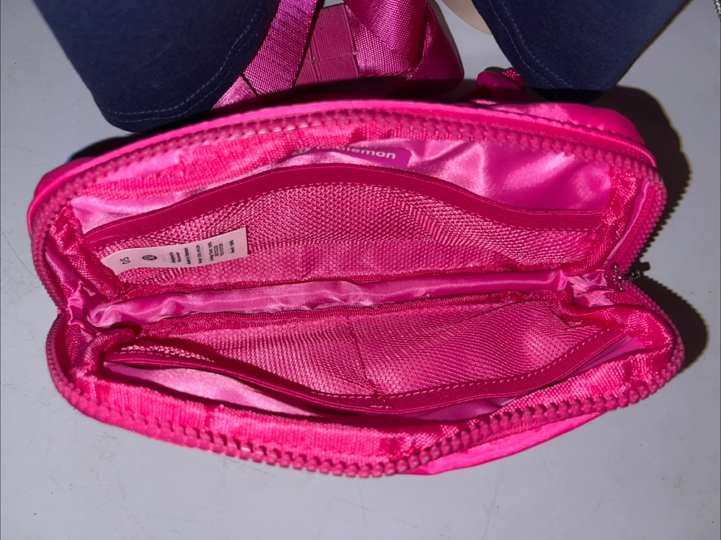 Lululemon Pink Belt Bag/Crossbody. image indicator(2)