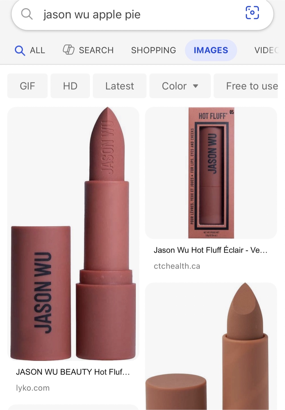 Jason wu hot fluff lipstick