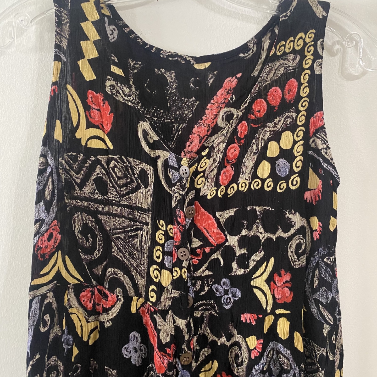 Patterned Sleeveless Maxi Dress - photo 2