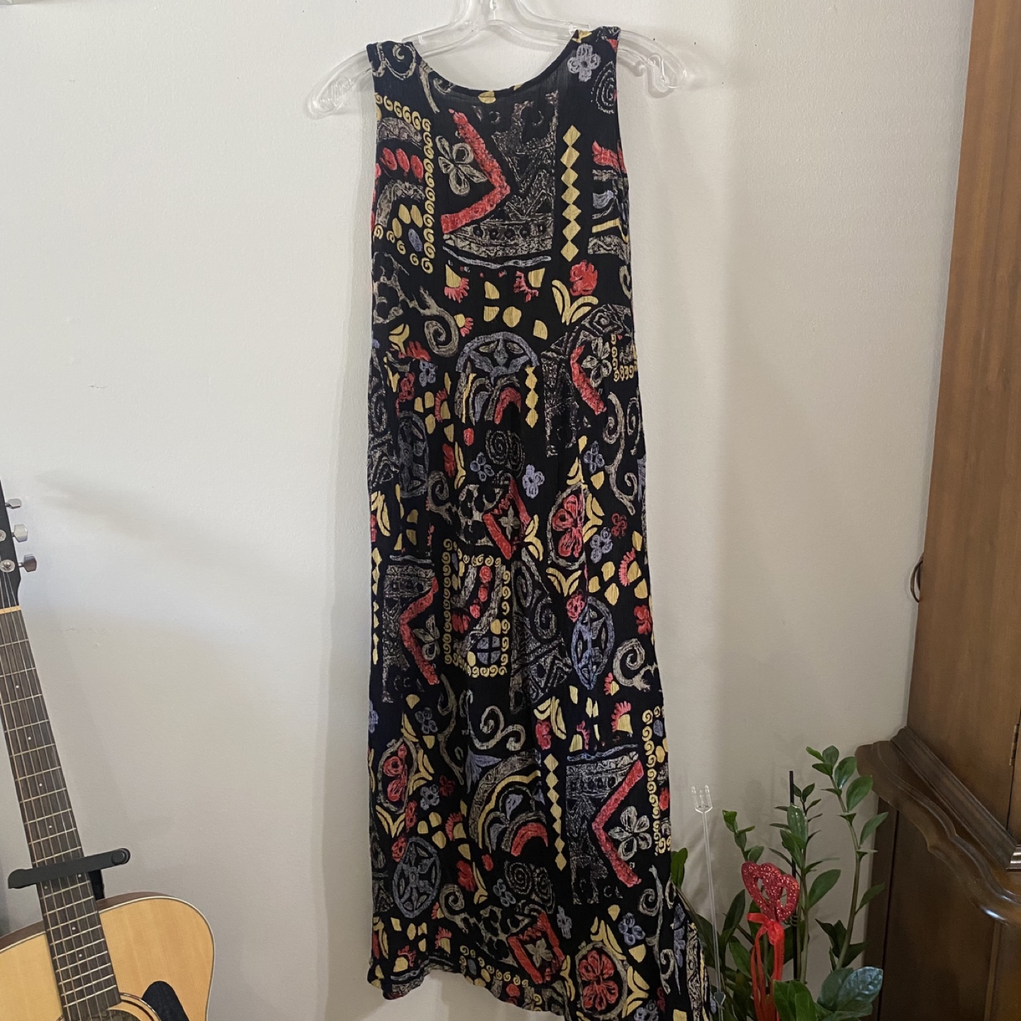 Patterned Sleeveless Maxi Dress - photo 4