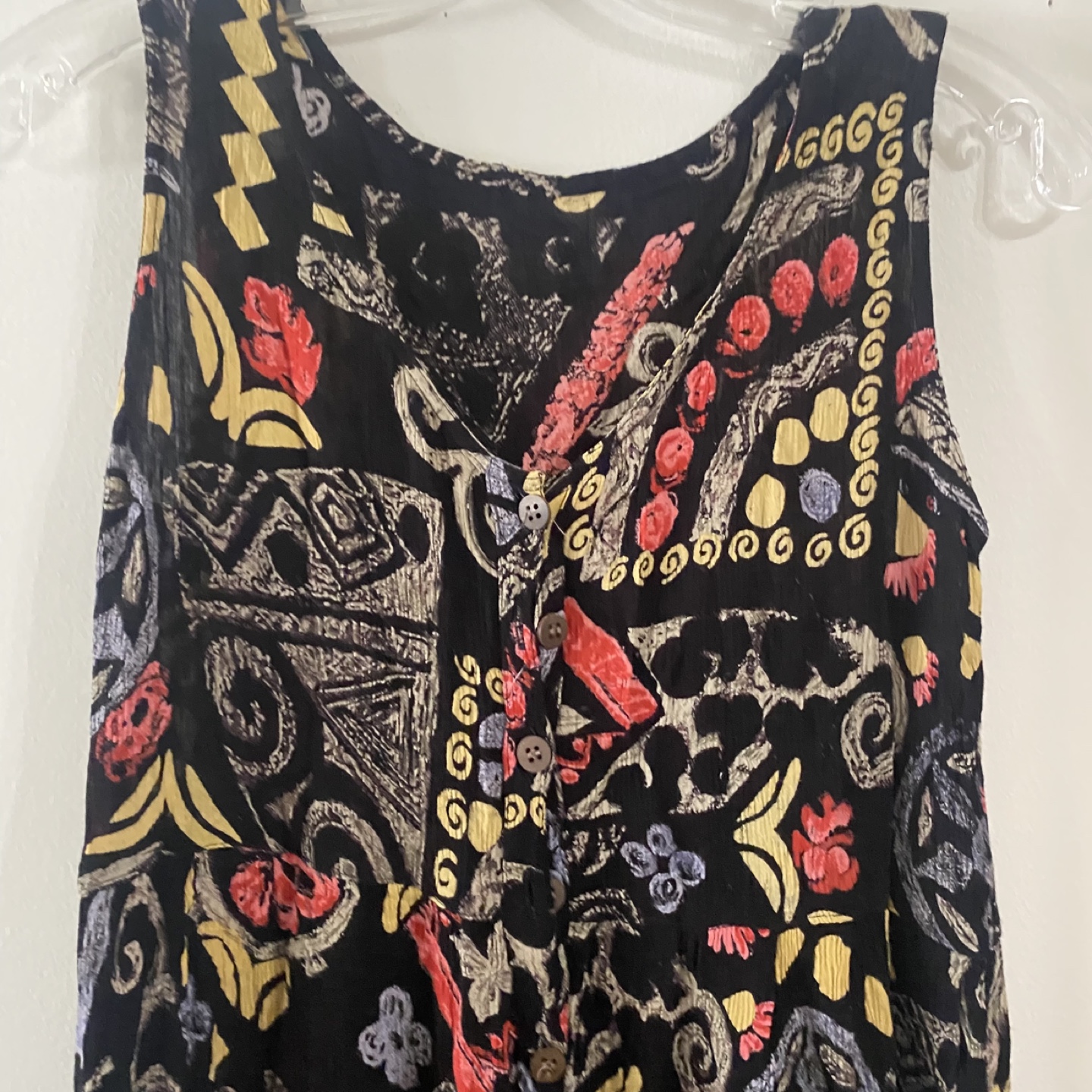 Patterned Sleeveless Maxi Dress - photo 3