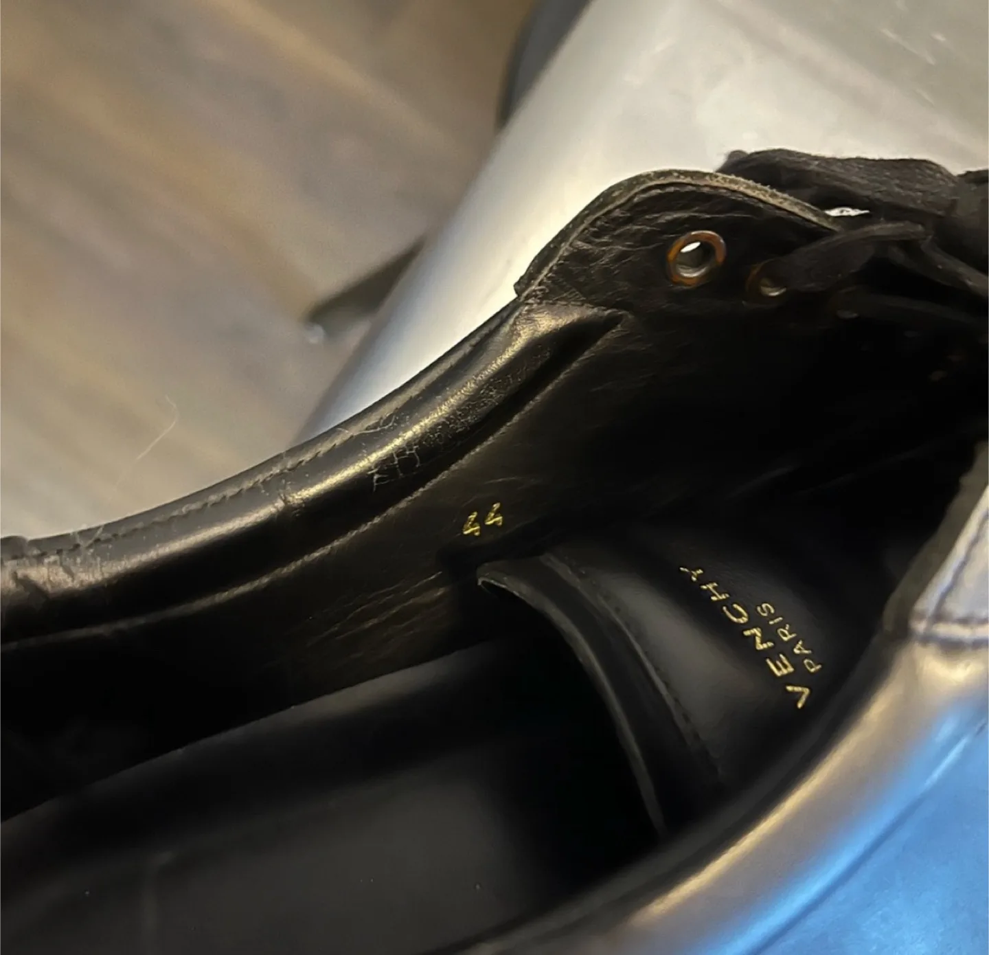 Givenchy Black Leather Sneakers - Size 44 image indicator(4)