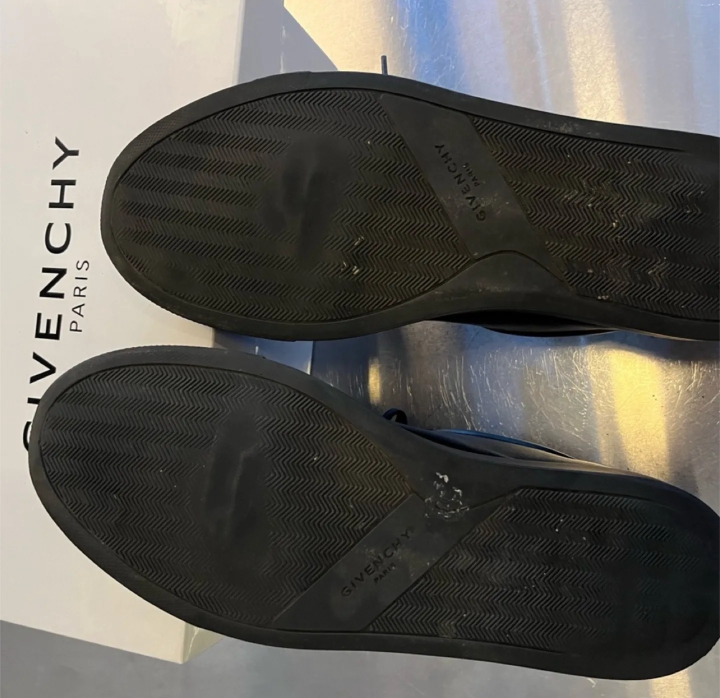 Givenchy Black Leather Sneakers - Size 44 image indicator(5)