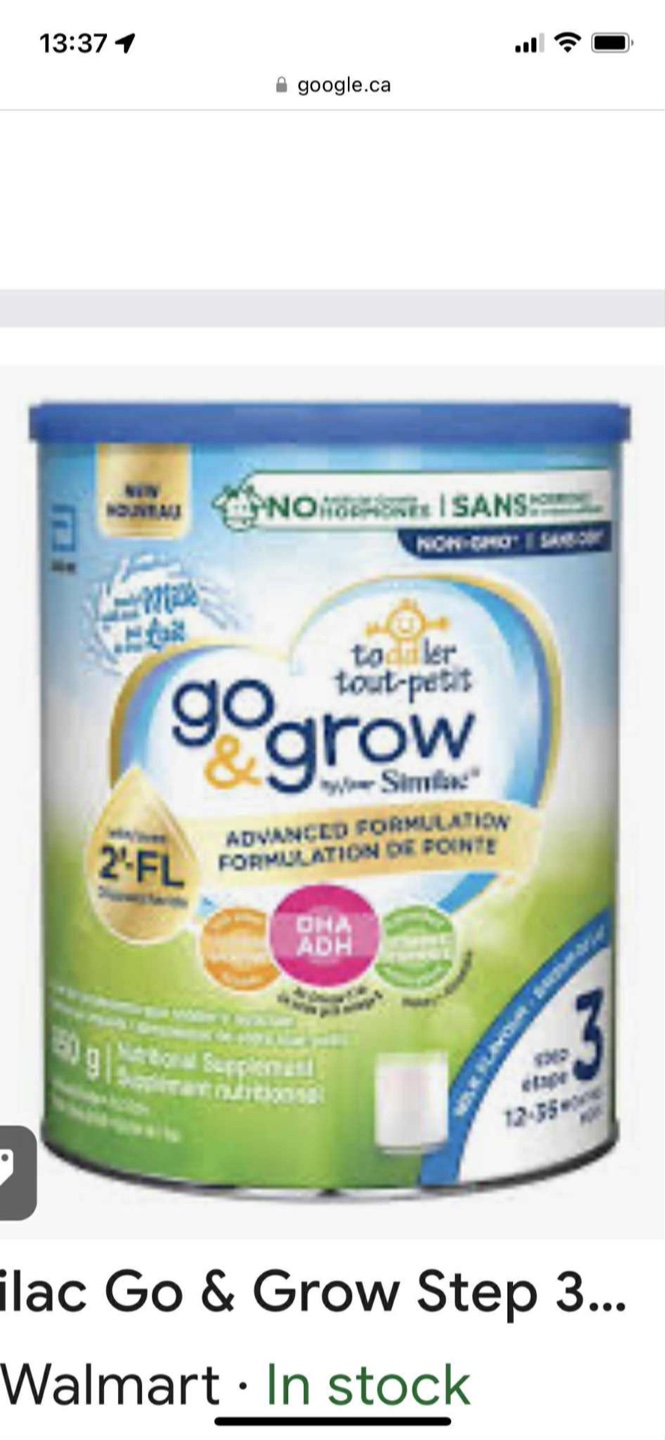 Similac Go & Grow Step 3 Toddler Formula