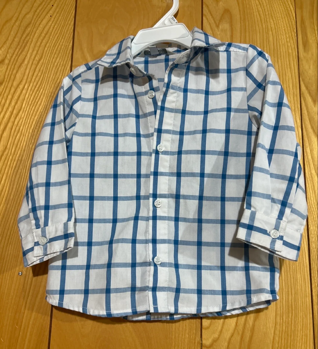 George Baby Plaid Shirt - Size 18-24M