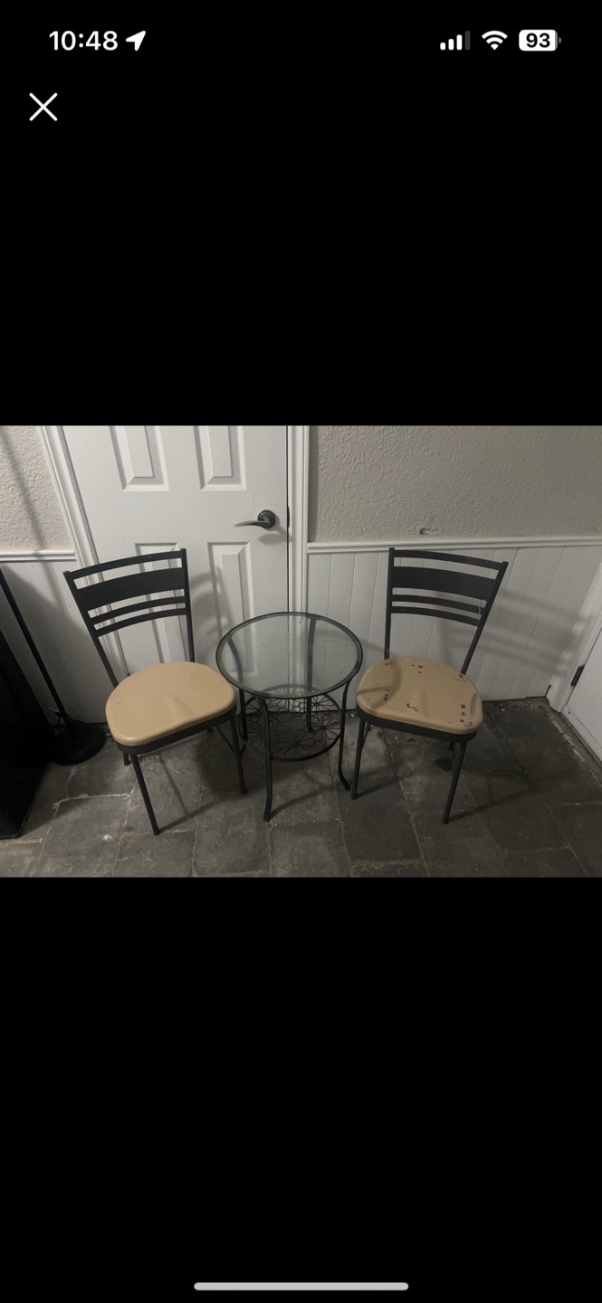 Patio Set - Table and Two Chairs