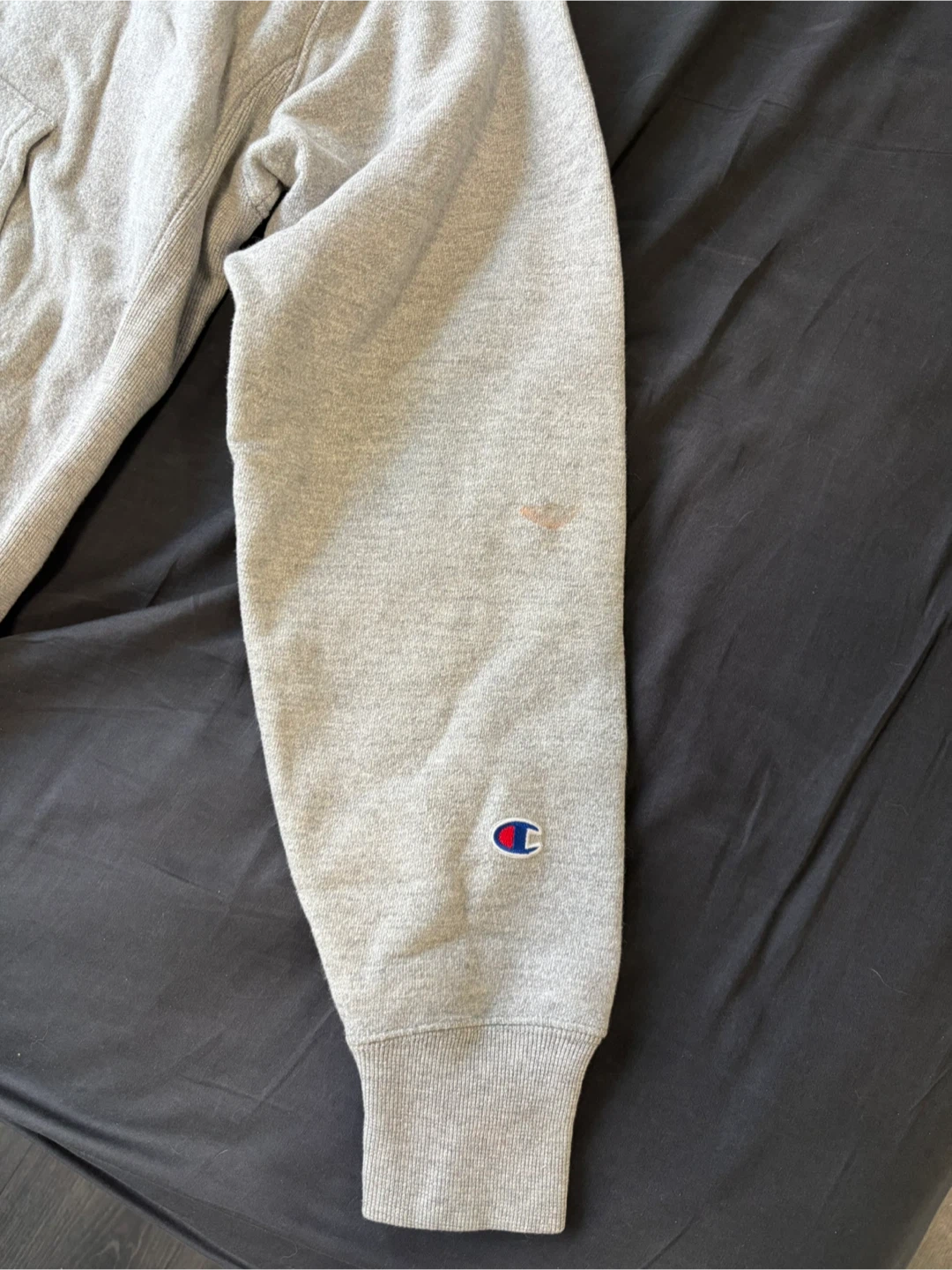 Gray Champion Reverse Weave Hoodie (M) - photo 2